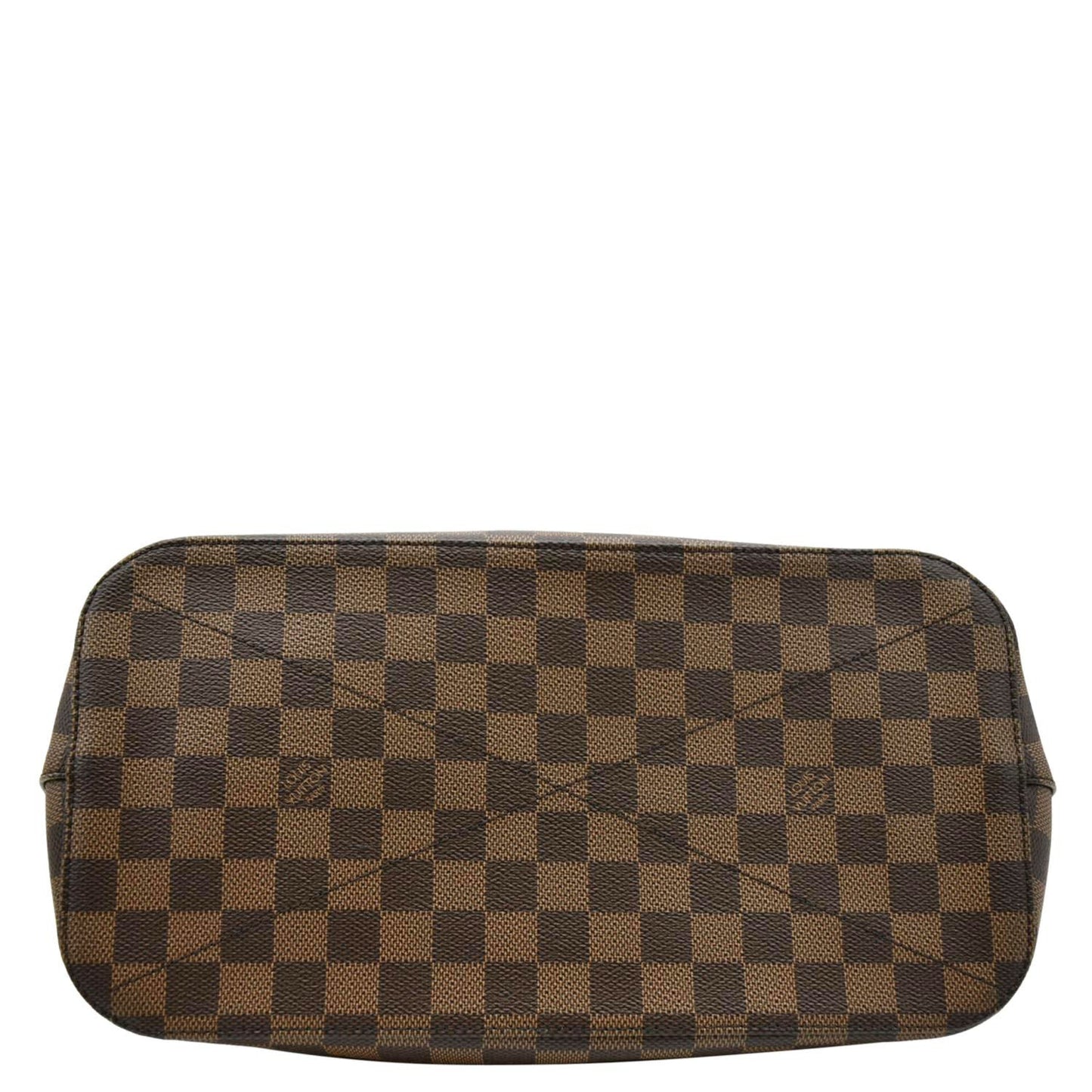 LOUIS VUITTON Siena MM Damier Ebene Shoulder Bag Brown