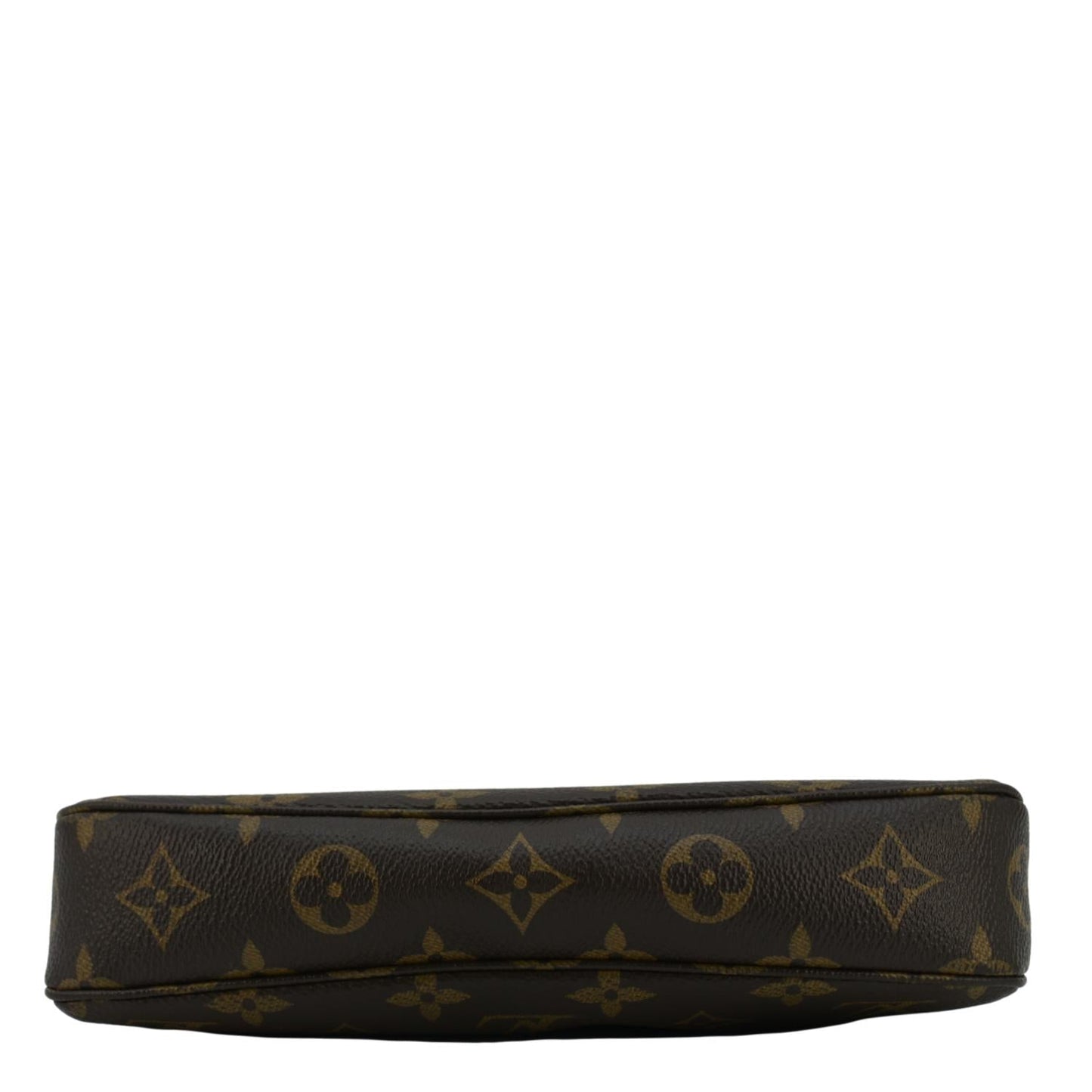 LOUIS VUITTON Pochette  Monogram Canvas Pouch Brown