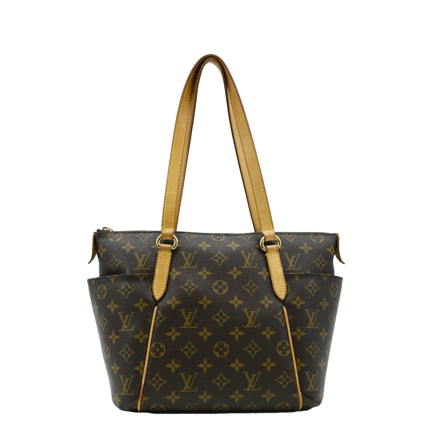 LOUIS VUITTON Totally PM Monogram Canvas Shoulder Tote Bag Brown
