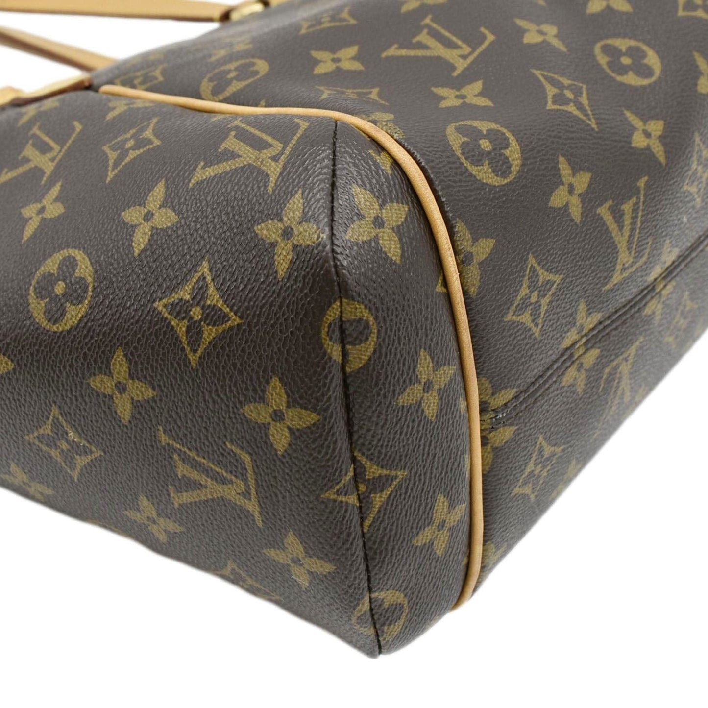 LOUIS VUITTON Totally PM Monogram Canvas Shoulder Tote Bag Brown