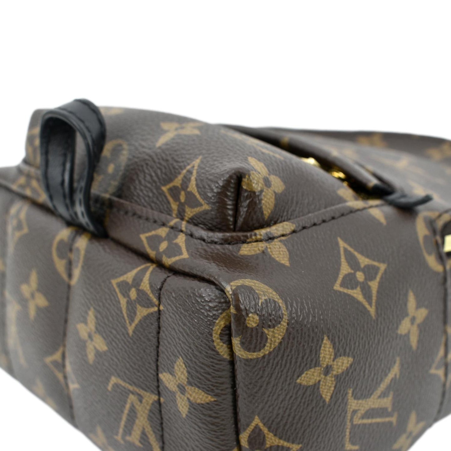 LOUIS VUITTON Palm Springs Mini Monogram Canvas Backpack Brown