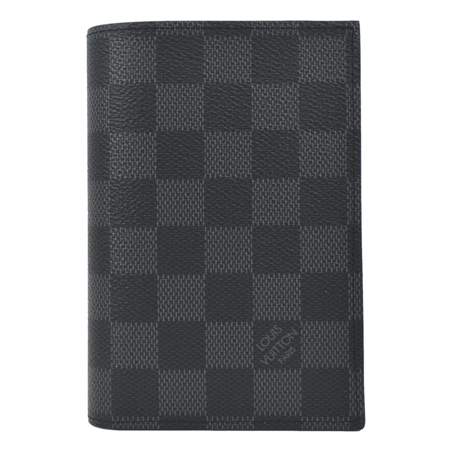 LOUIS VUITTON James Damier Graphite Canvas Wallet Black