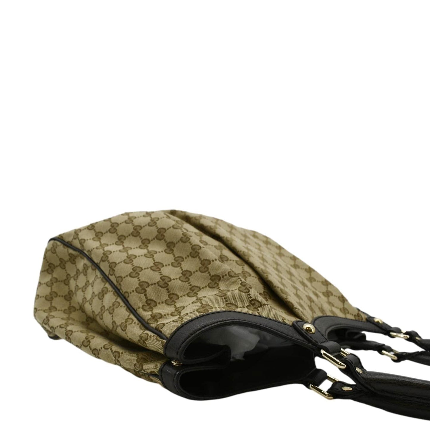 GUCCI Sukey Large GG Monogram Canvas Tote Bag Beige 364840