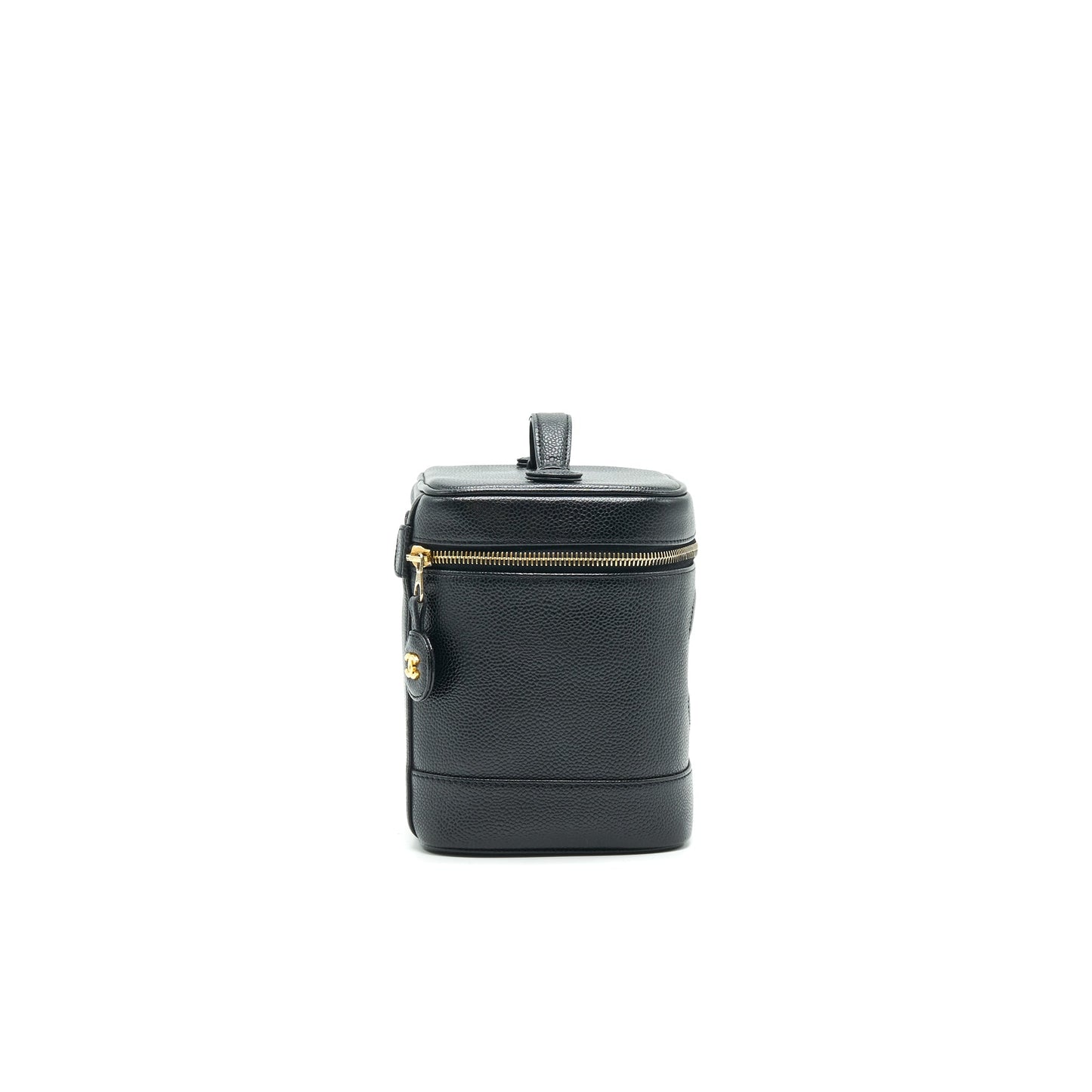 Chanel Vintage Vanity Case Caviar Black GHW