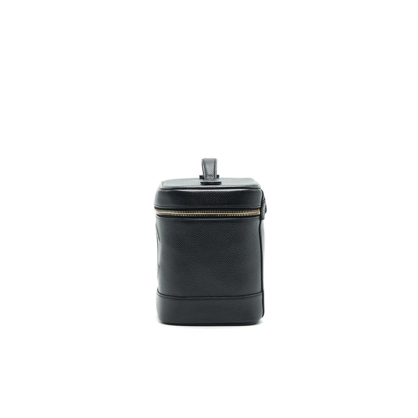 Chanel Vintage Vanity Case Caviar Black GHW