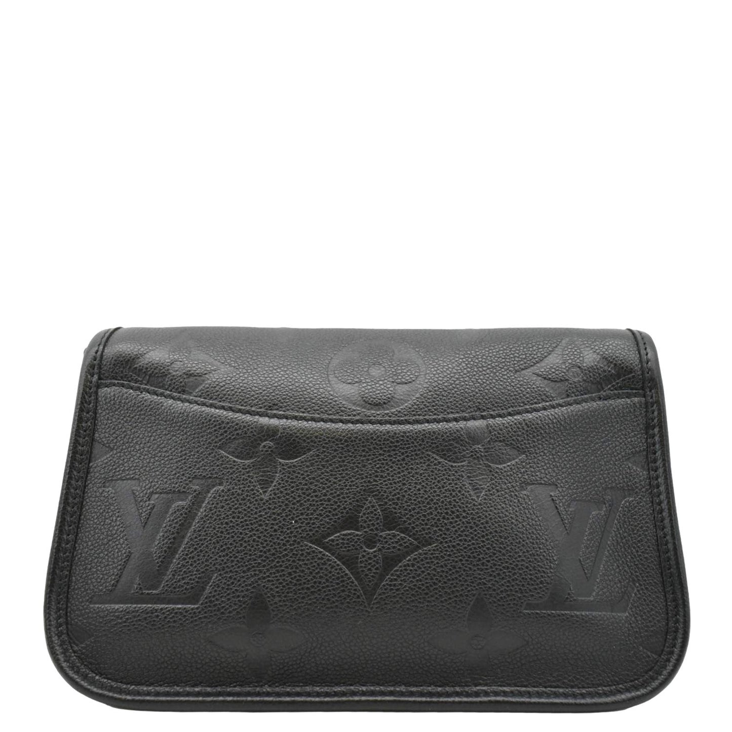 LOUIS VUITTON  Diane Empreinte Leather Crossbody Bag Black