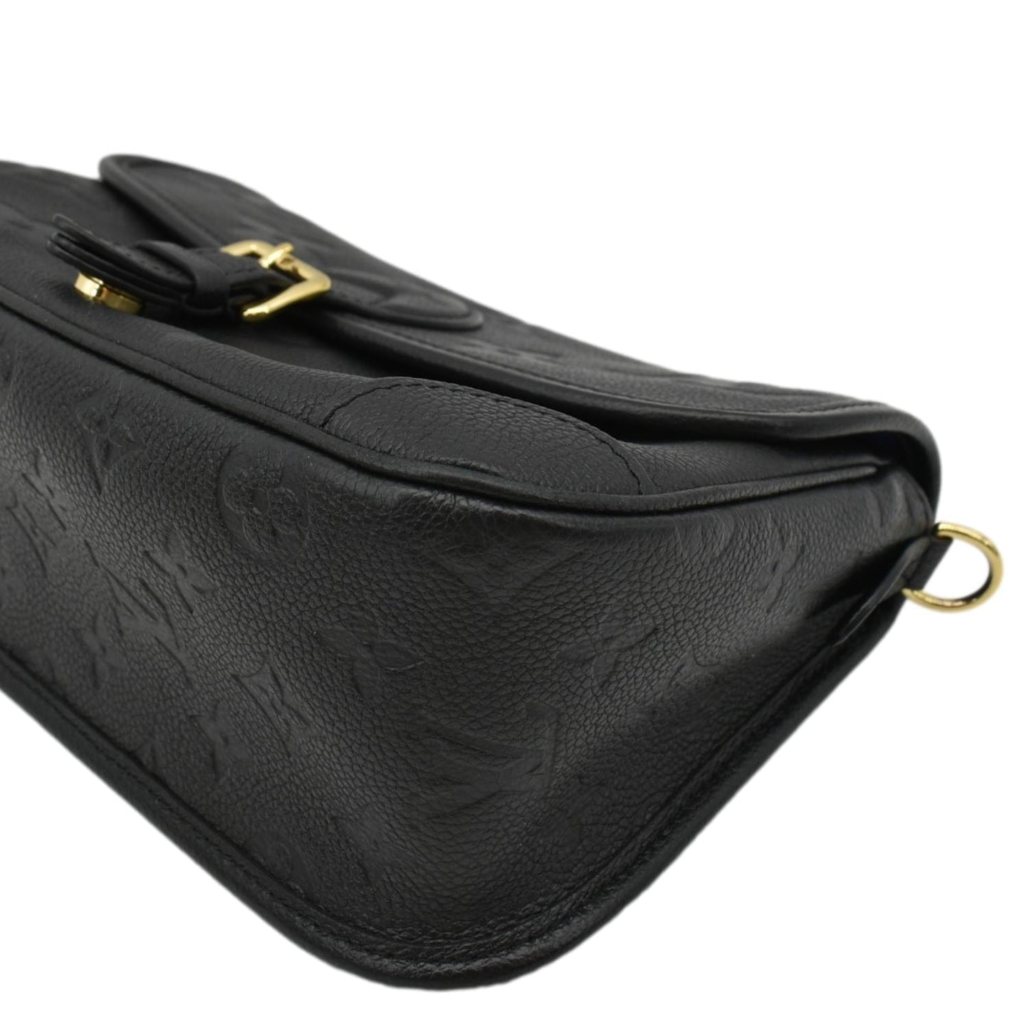 LOUIS VUITTON  Diane Empreinte Leather Crossbody Bag Black