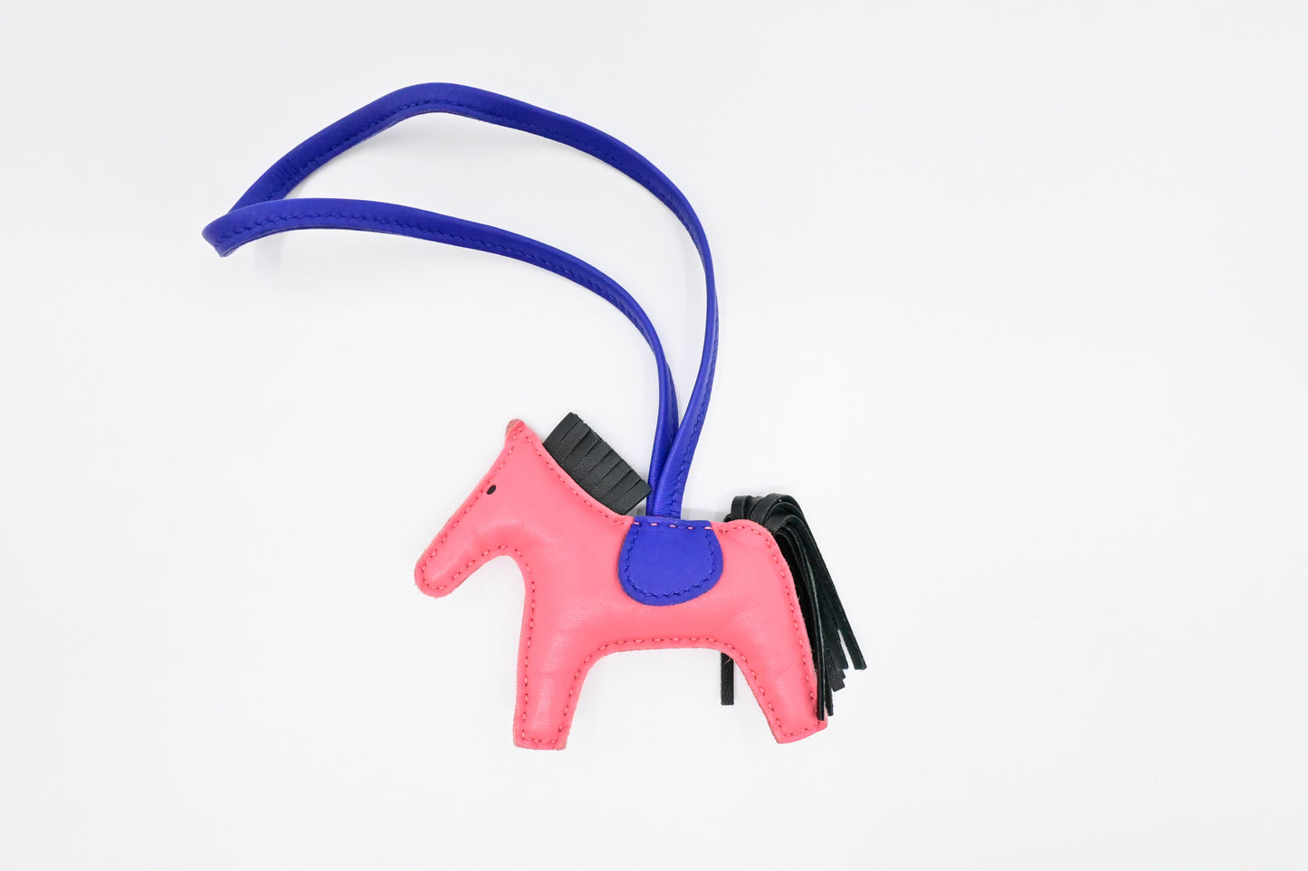 Hermes Rodeo PM Charm in Pink Leather