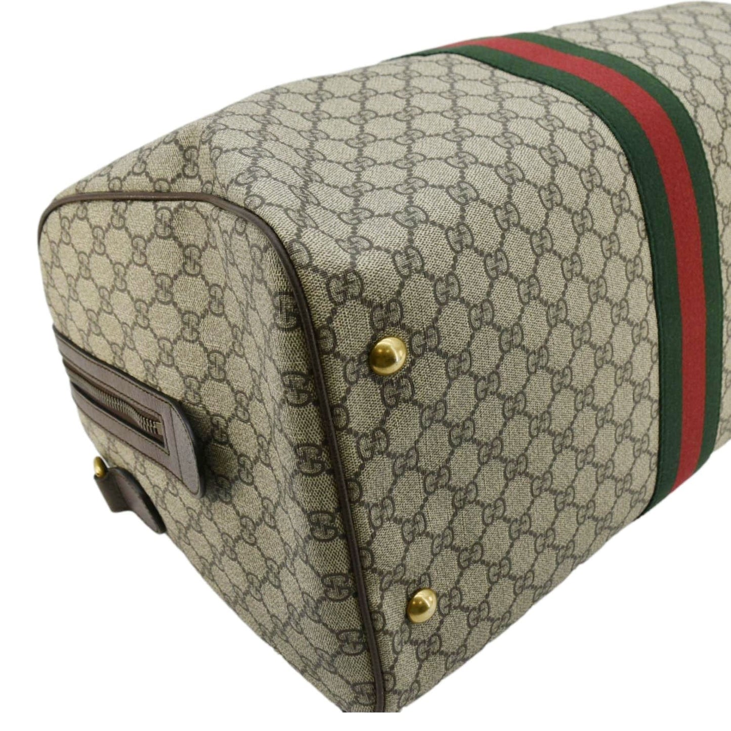 GUCCI Ophidia Carry-on Medium GG Supreme Canvas Duffle Bag Beige 547953