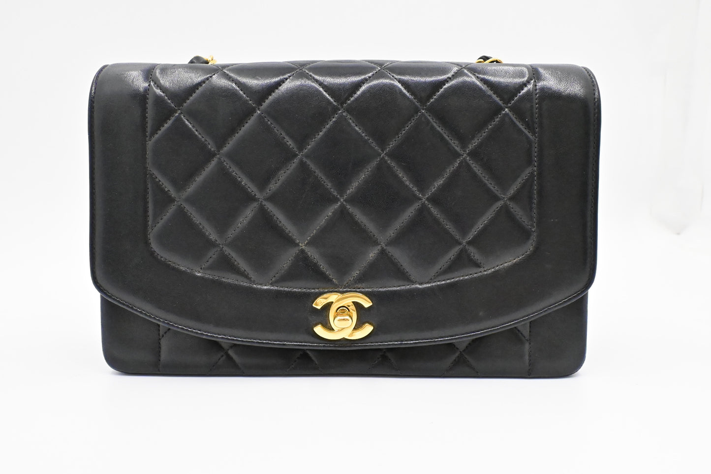 Chanel Medium Diana in Black Leather