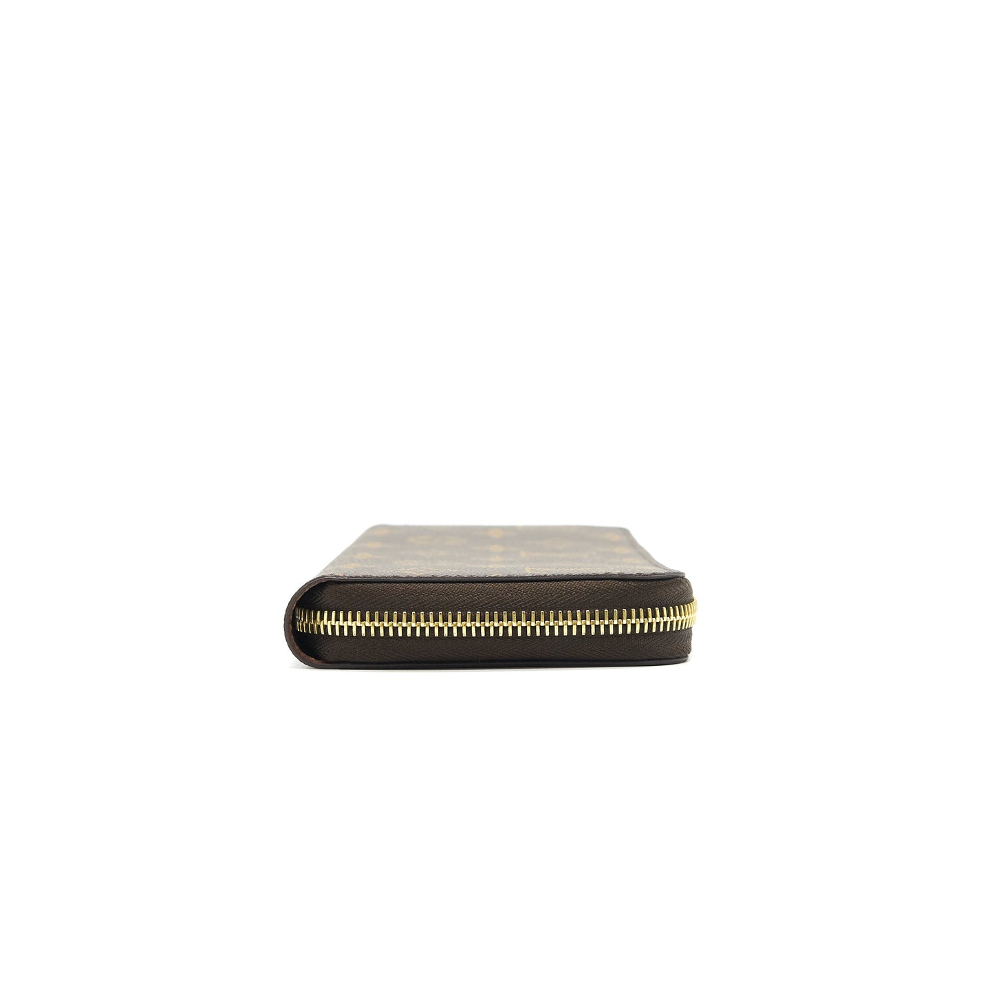 LOUIS VUITTON ZIPPY WALLET MONOGRAM CANVAS BROWN