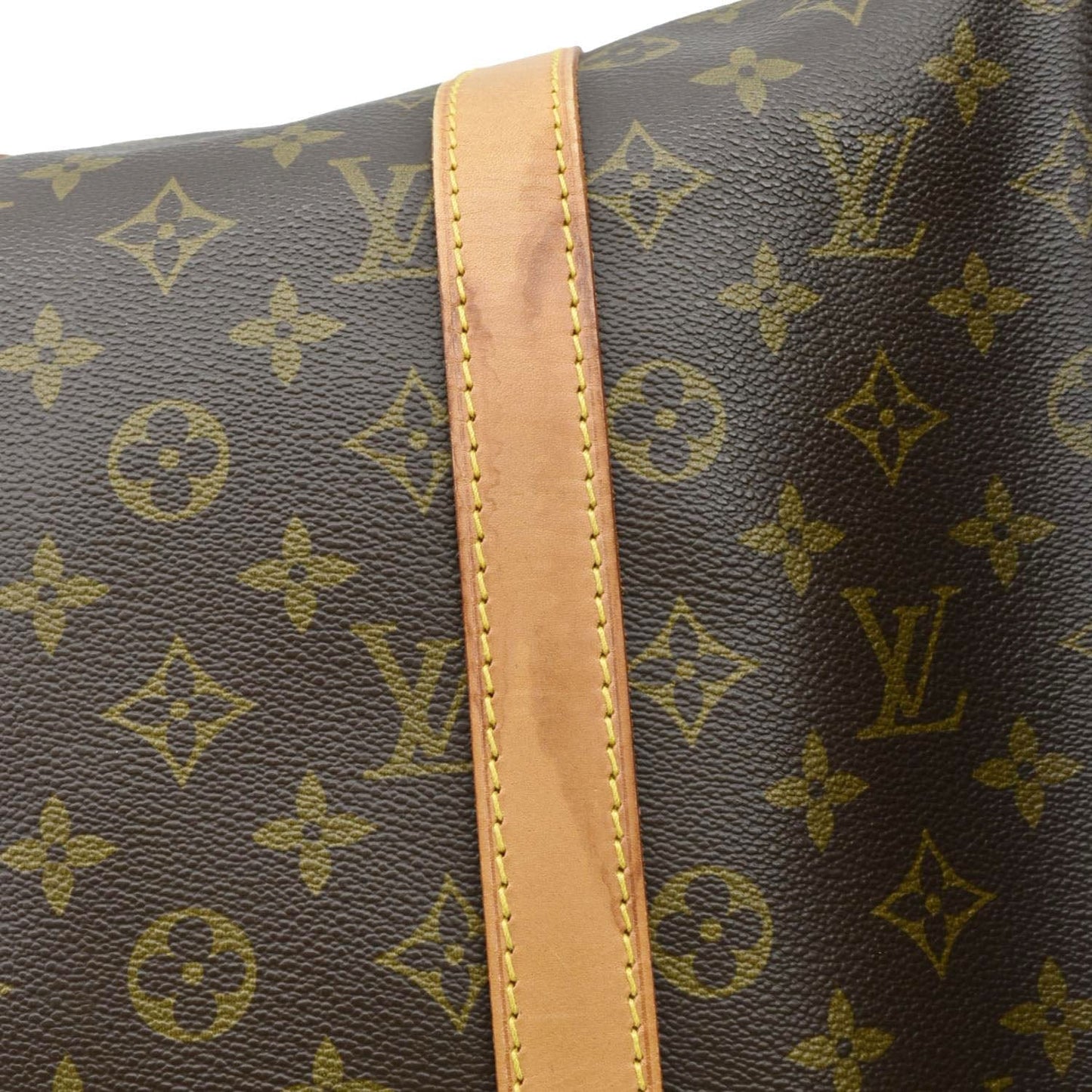 LOUIS VUITTON Keepall 45 Monogram Canvas Travel Bag Brown