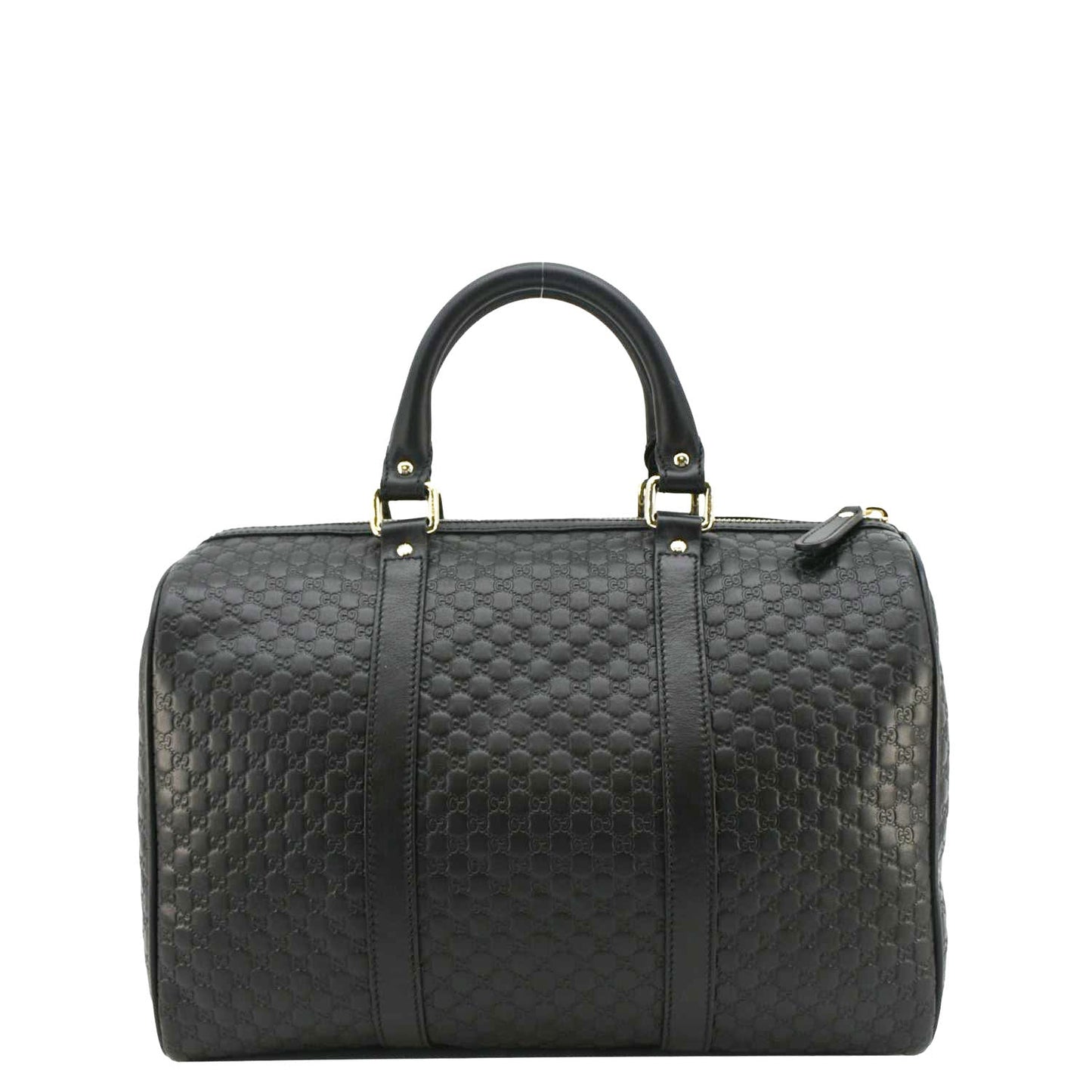 GUCCI  GG Microguccissima Boston Travel Bag Black 449646