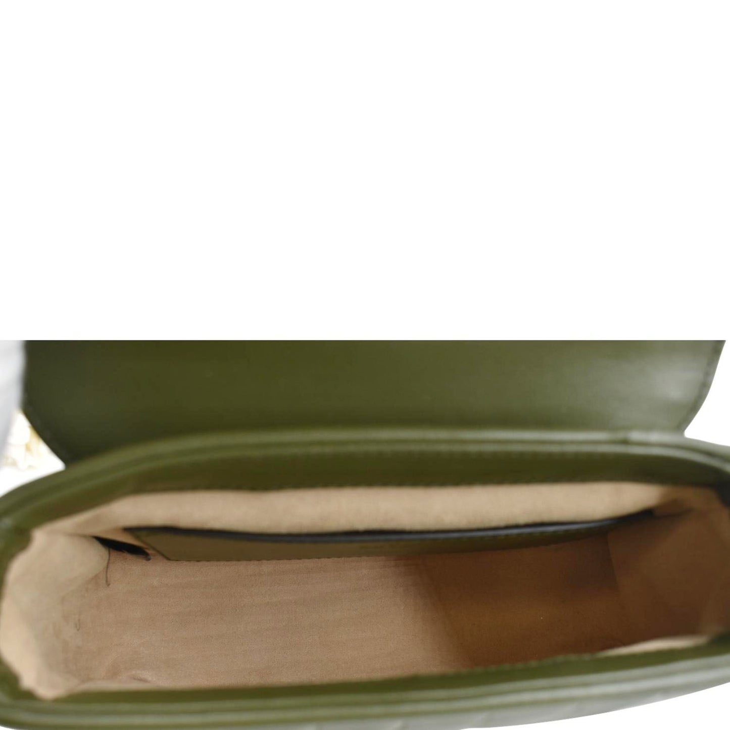 GUCCI GG Marmont Mini Top Handle Crossbody Bag Olive 583571