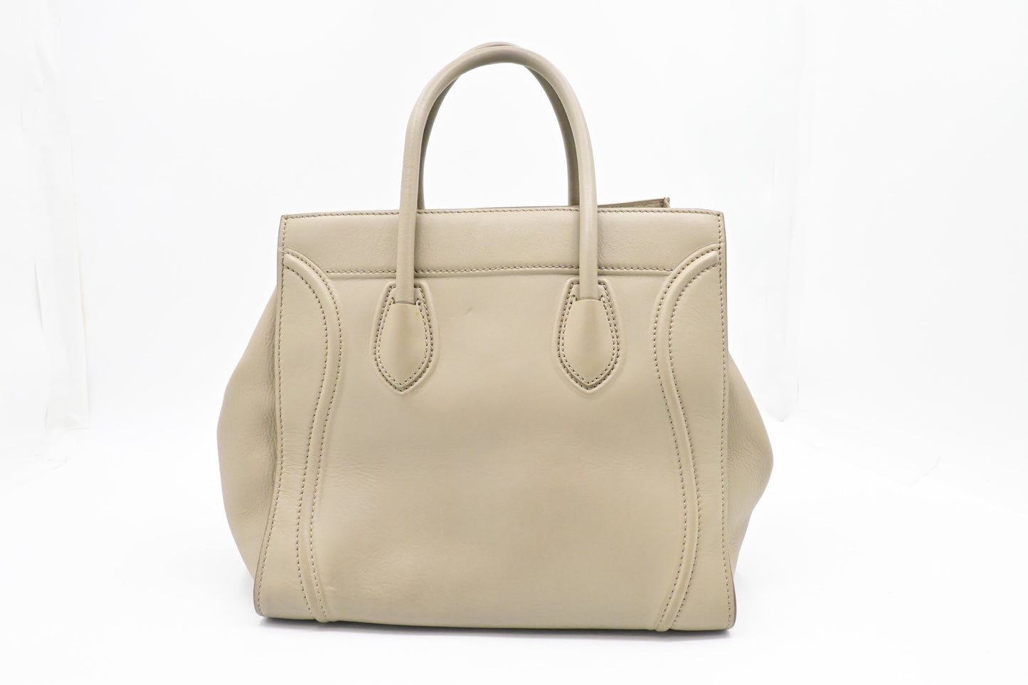 Celine Medium Phantom in Beige Leather