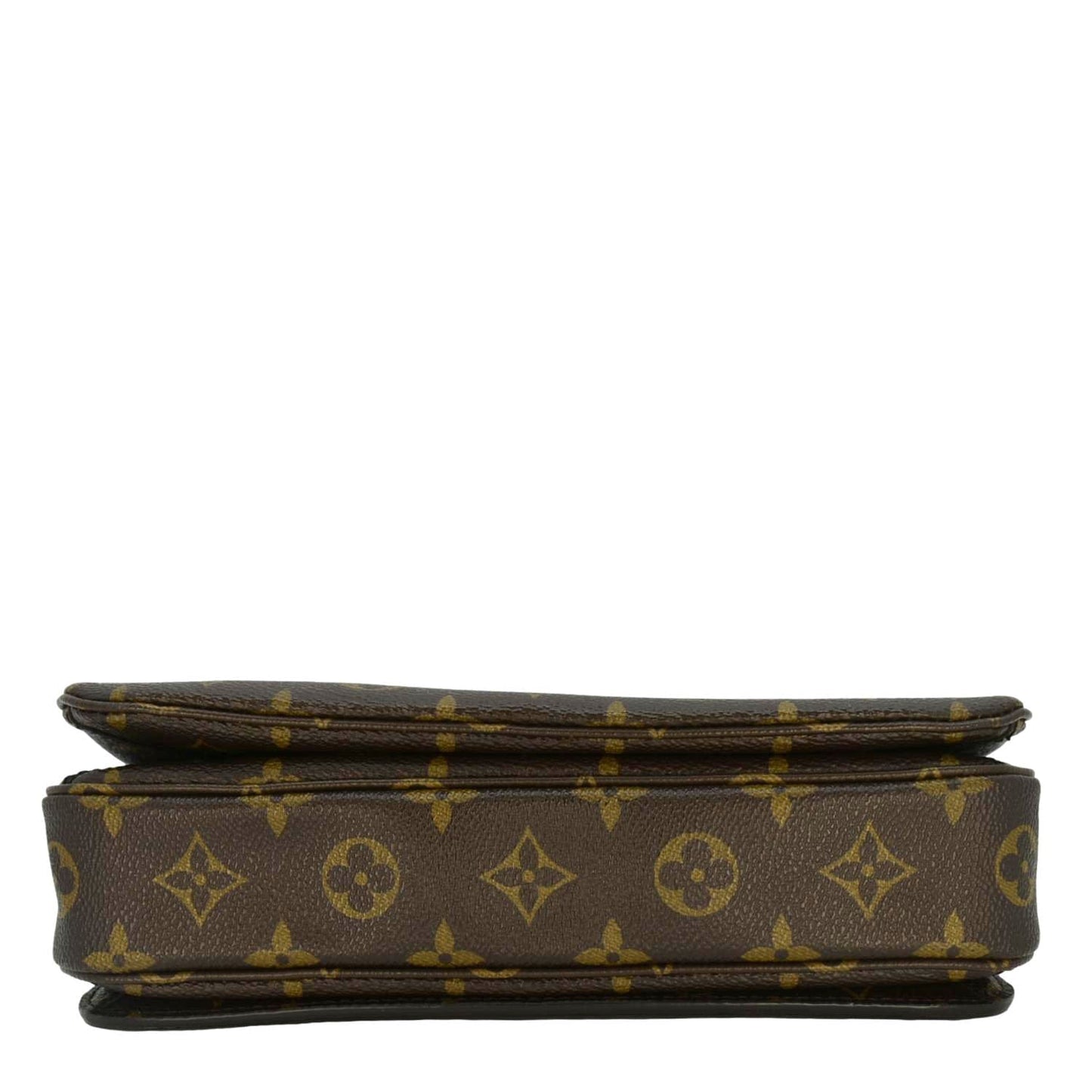 LOUIS VUITTON Metis Pochette Monogram Canvas Crossbody Bag Brown