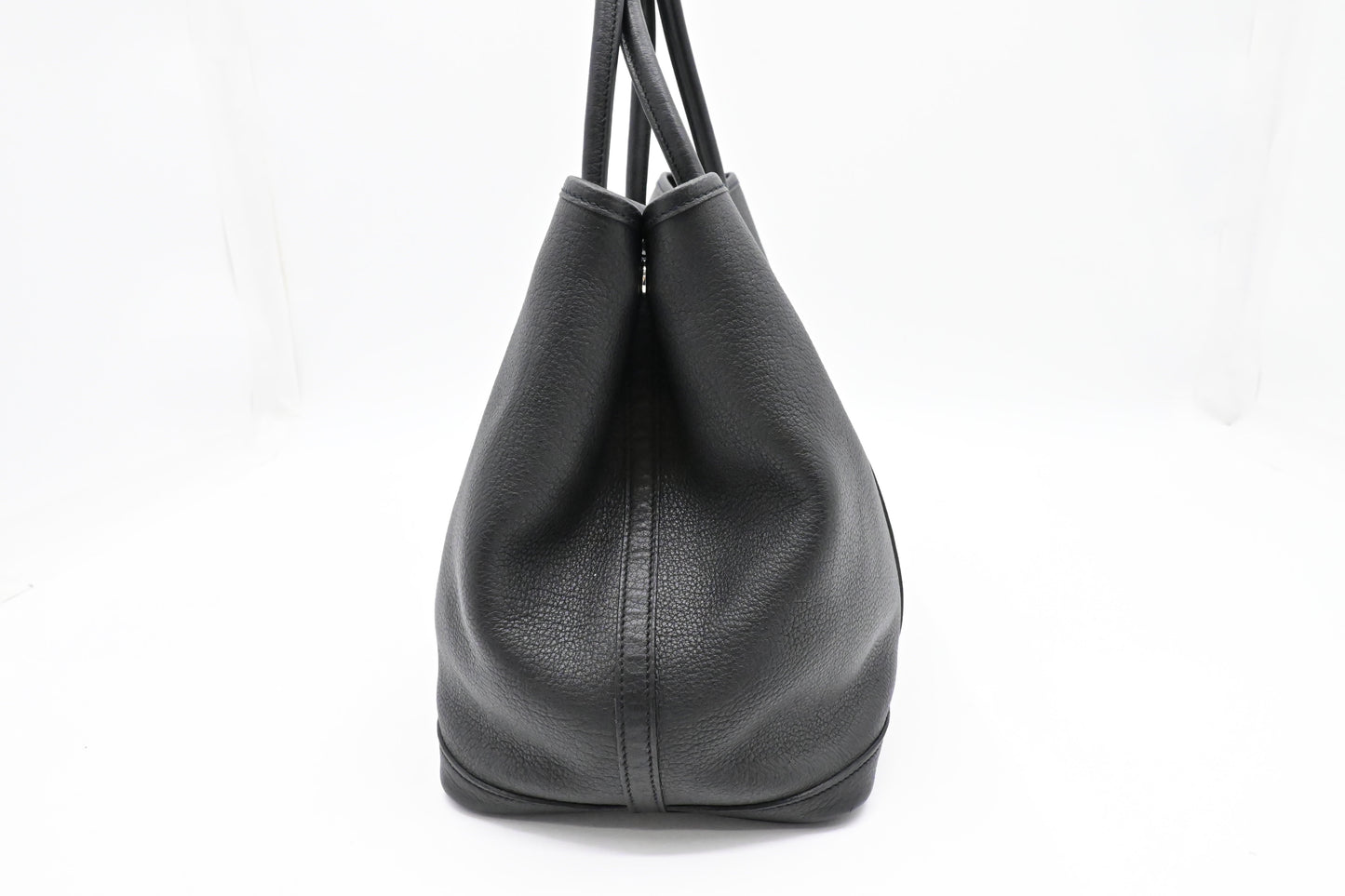 Hermes Garden Party 36 in Black Leather