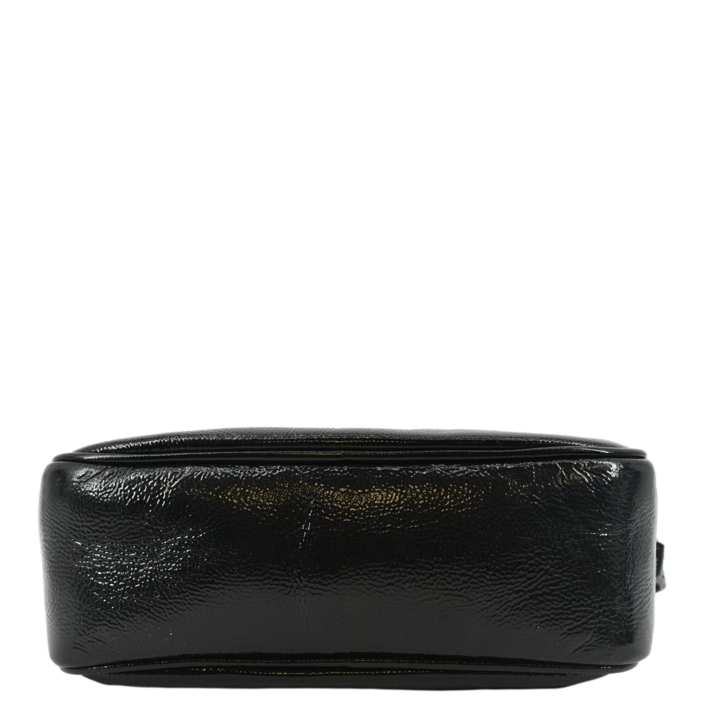 GUCCI Soho Disco Patent Leather Crossbody Bag Black 308364