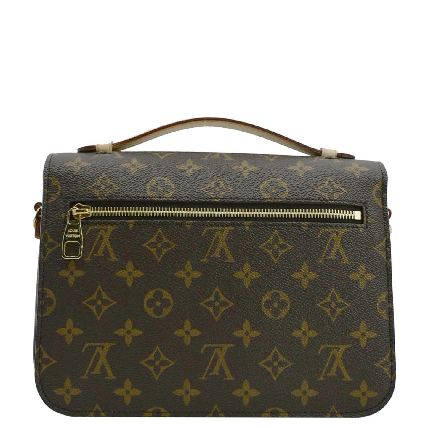 LOUIS VUITTON Metis Pochette Monogram Canvas Crossbody Bag Brown