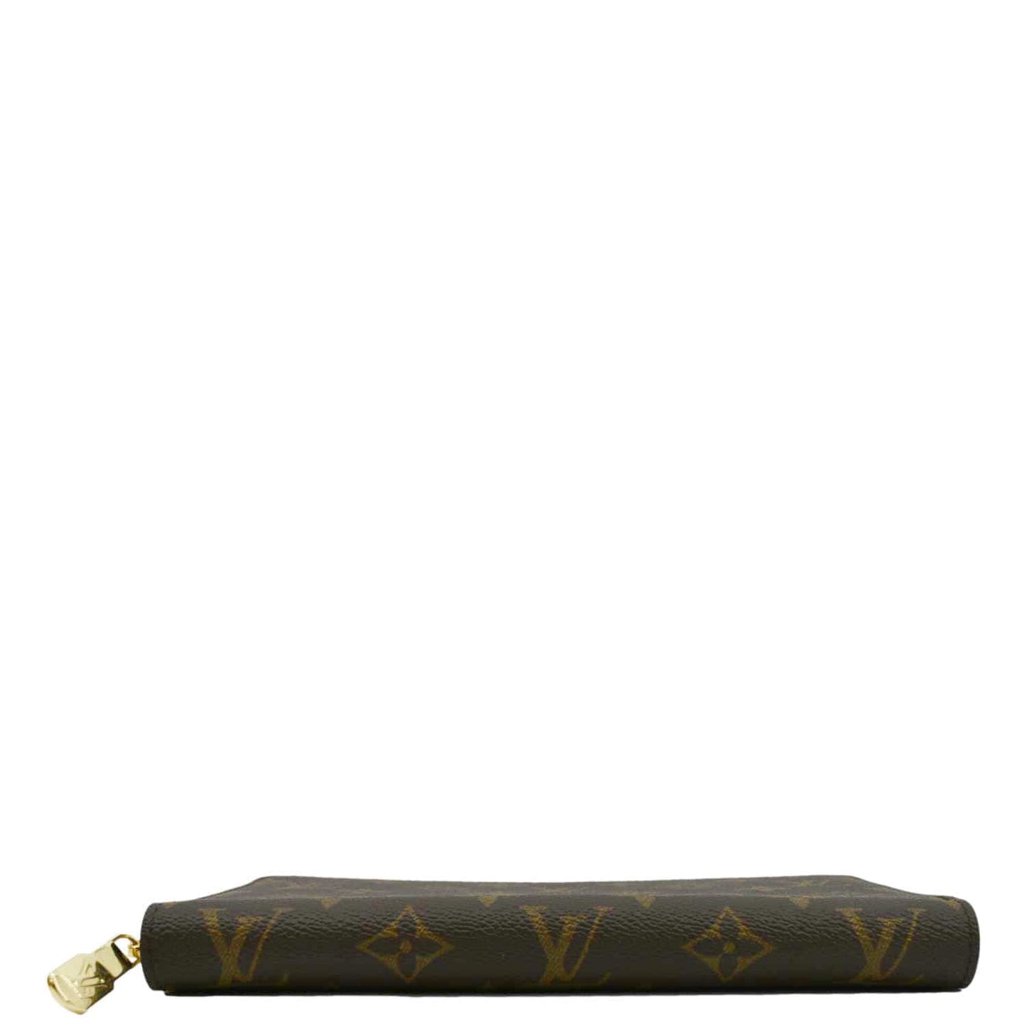 LOUIS VUITTON Monogram Canvas Zippy Wallet Brown