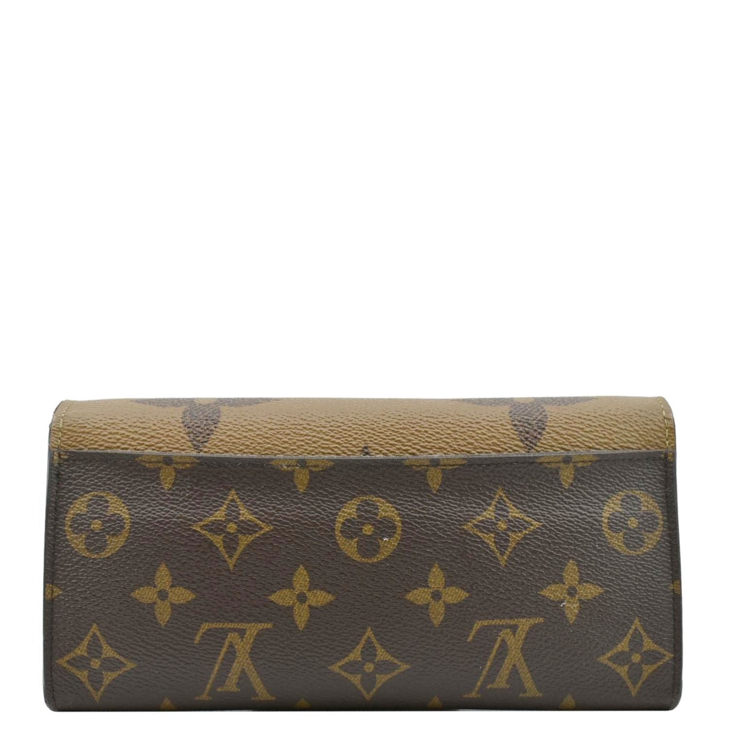 LOUIS VUITTON Sarah Monogram Reverse Canvas Wallet Brown