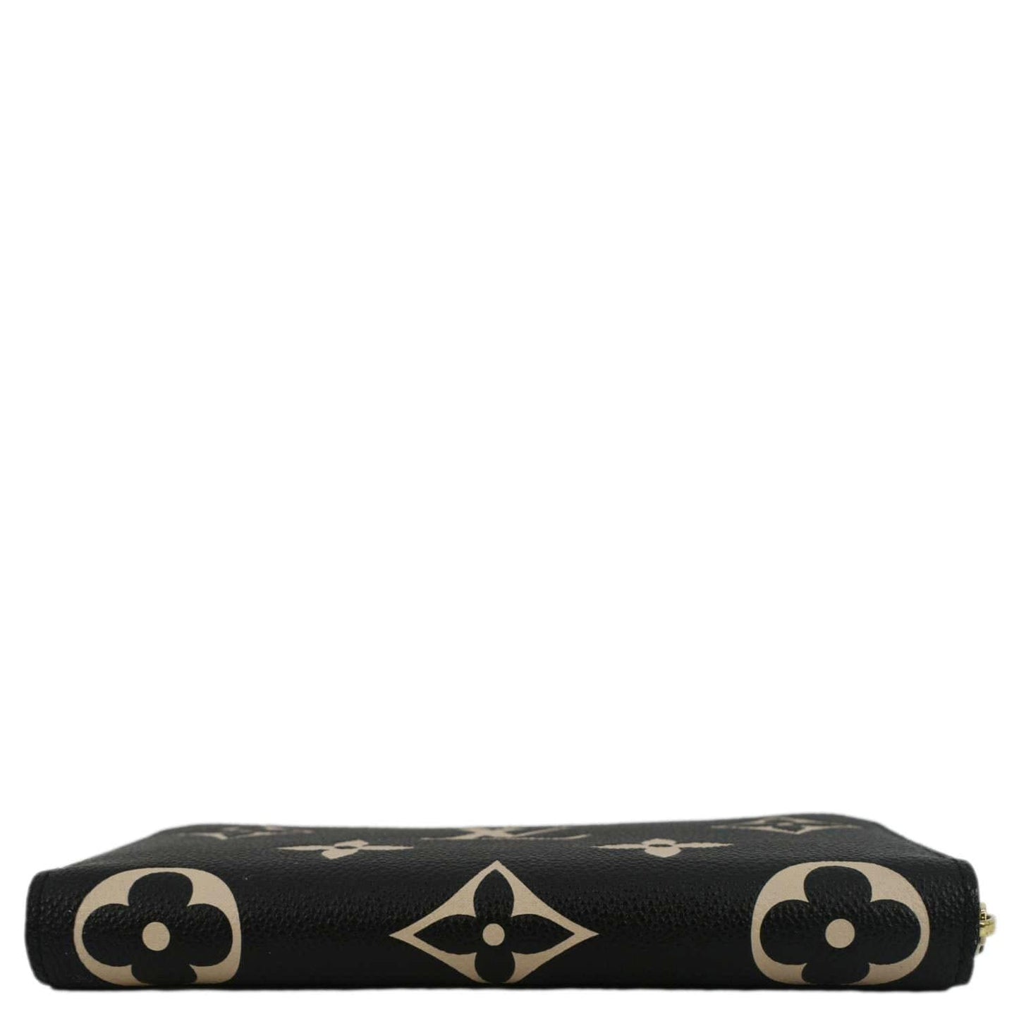 LOUIS VUITTON Zip Around Monogram Empreinte Leather Wallet Bicolor