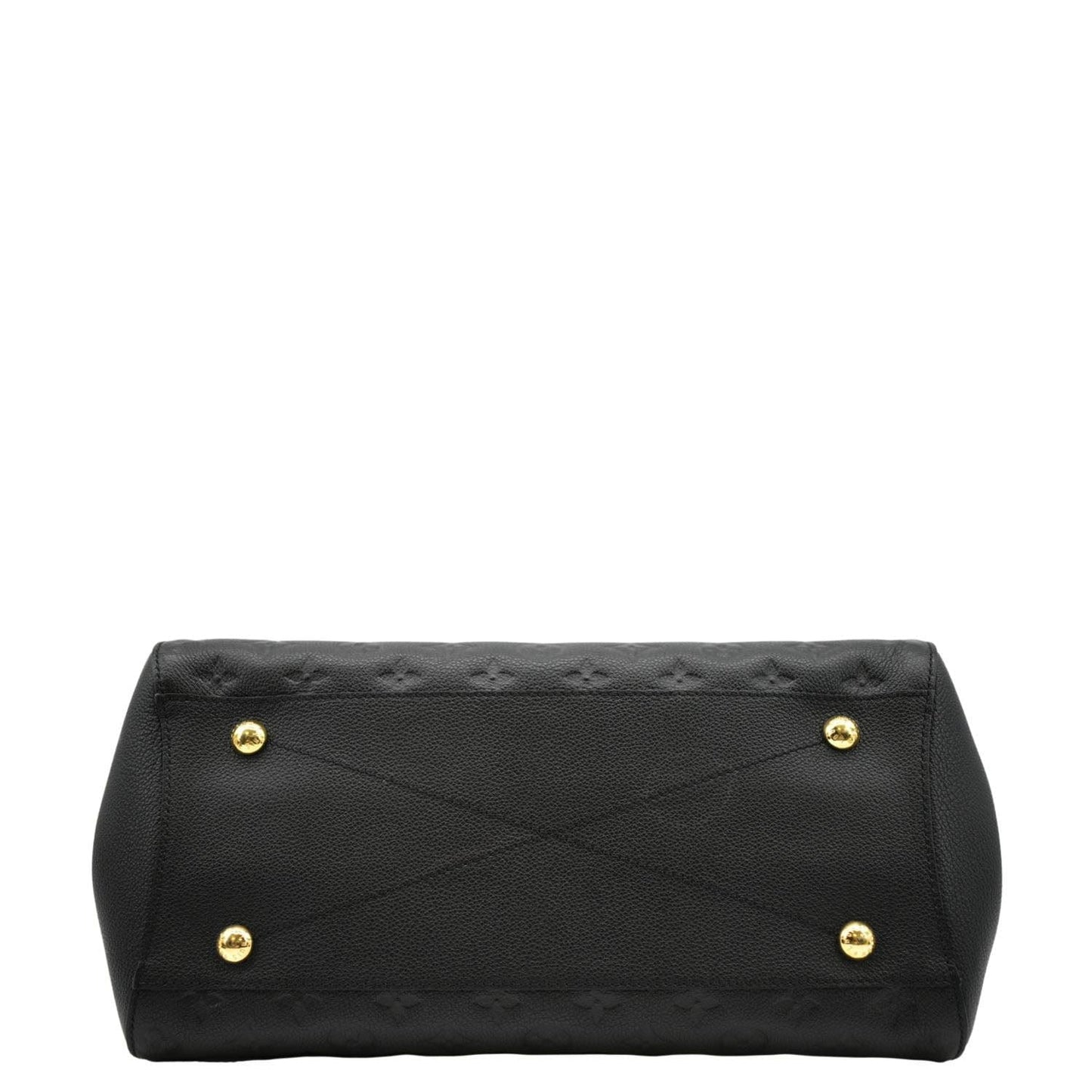 LOUIS VUITTON Montaigne MM Monogram Empreinte Shoulder Bag Black