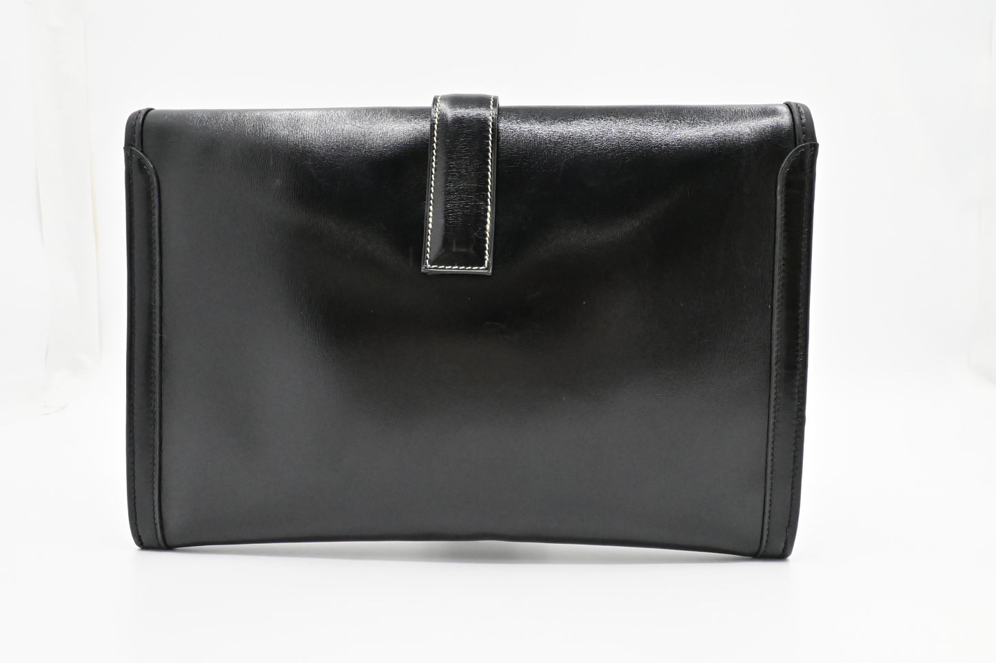 Hermes Jige Elan PM in Black Box Leather