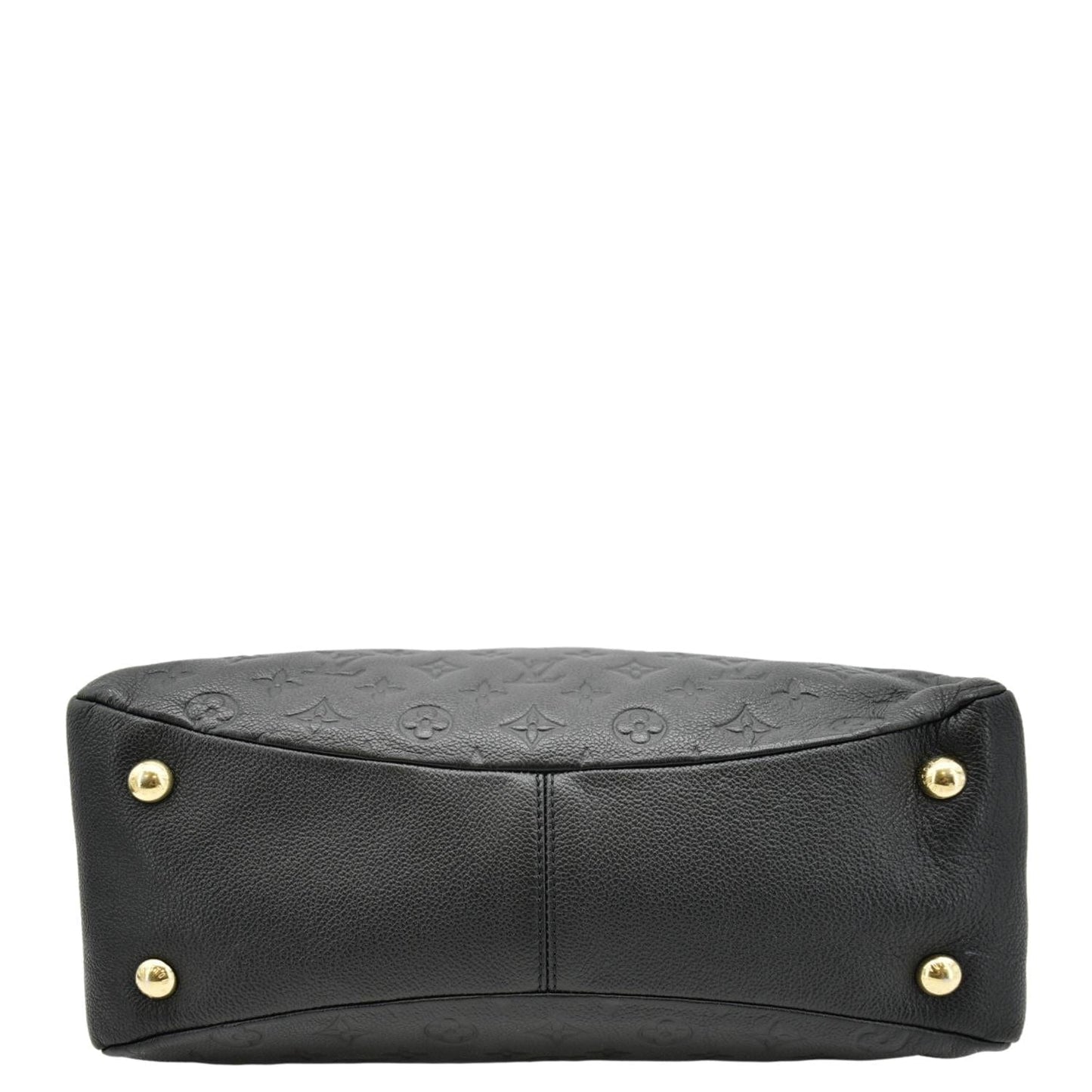 LOUIS VUITTON Ponthieu PM  Empreinte Leather Shoulder Bag Black