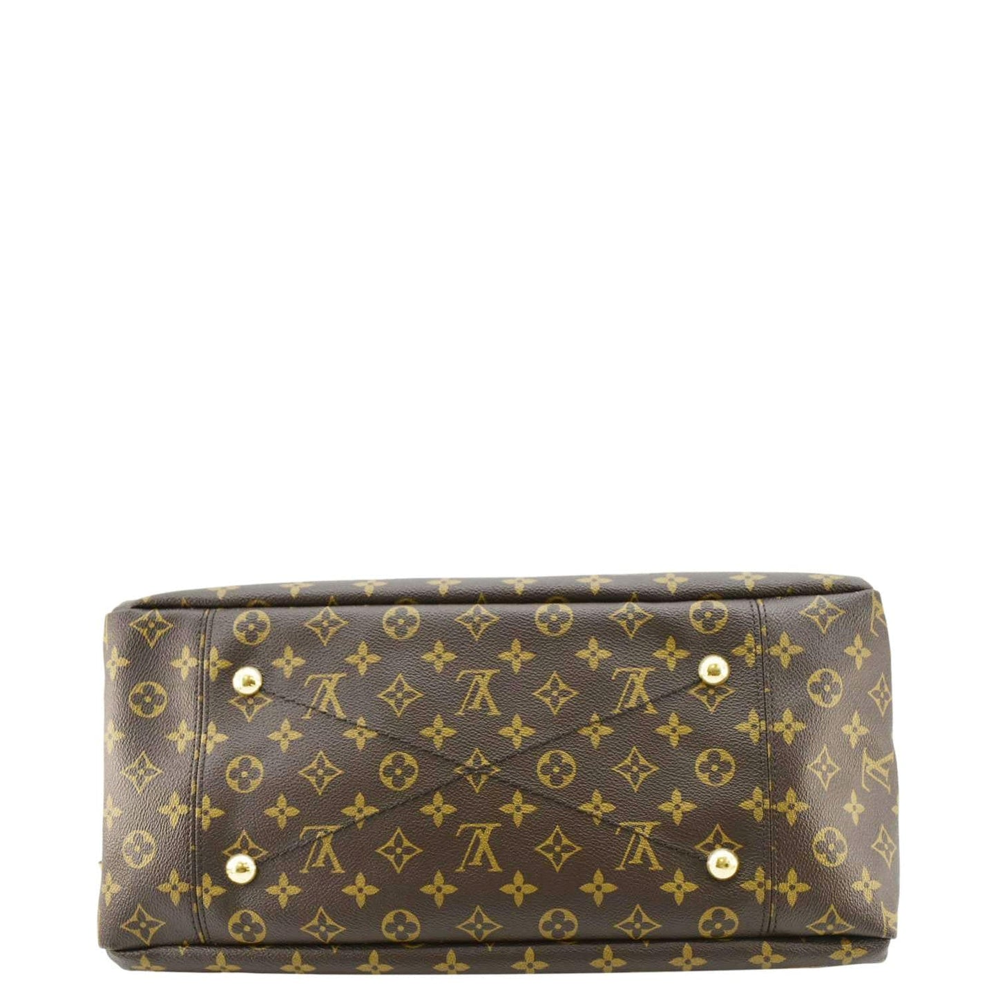 LOUIS VUITTON  Artsy MM Monogram Canvas Hobo Bag Brown