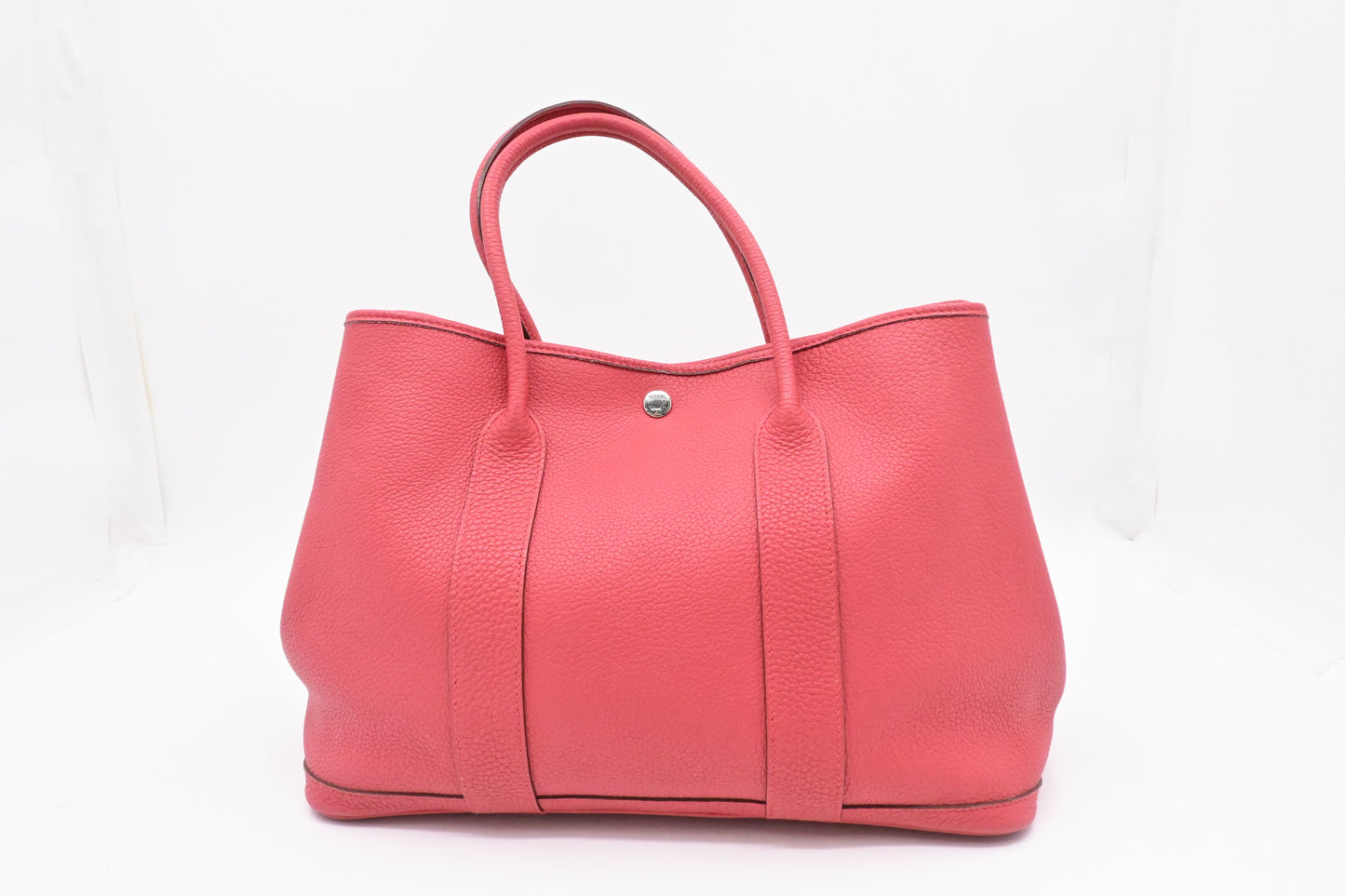 Hermes Garden Party 36 in Pink Leather