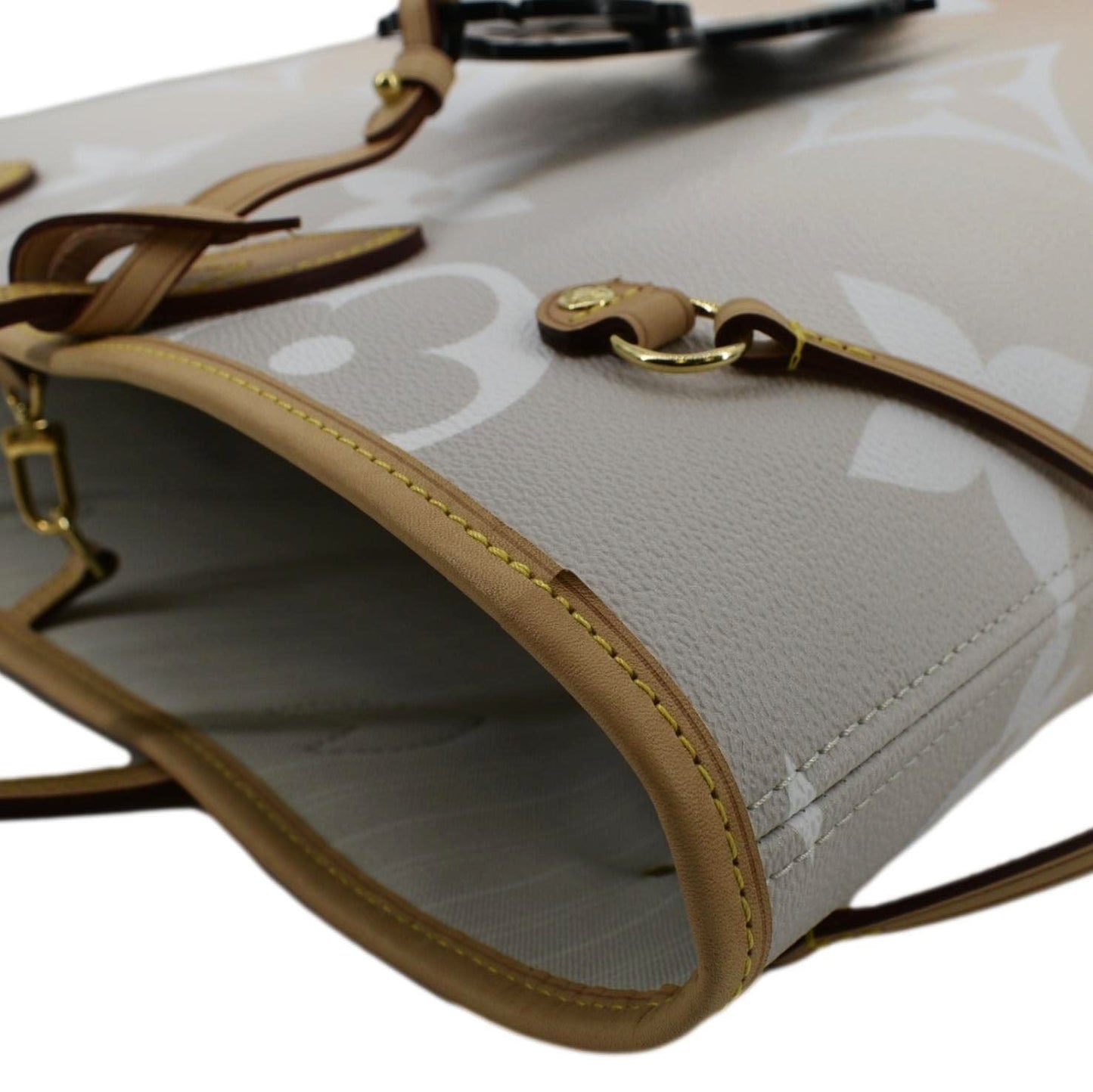 LOUIS VUITTON Neverfull MM By The Pool Monogram Giant Tote Bag Brume