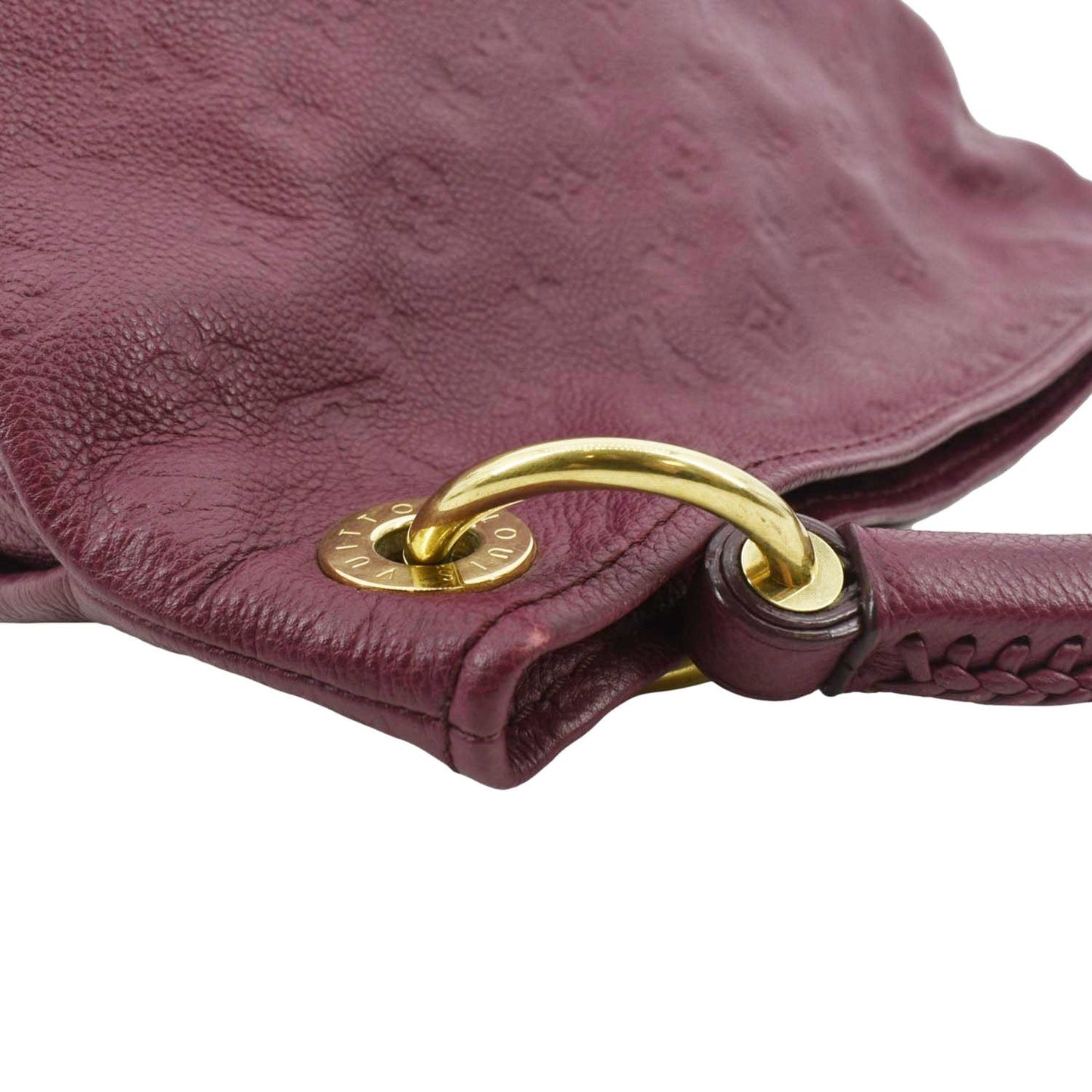 LOUIS VUITTON Artsy MM Empreinte Leather Hobo Bag Raisin