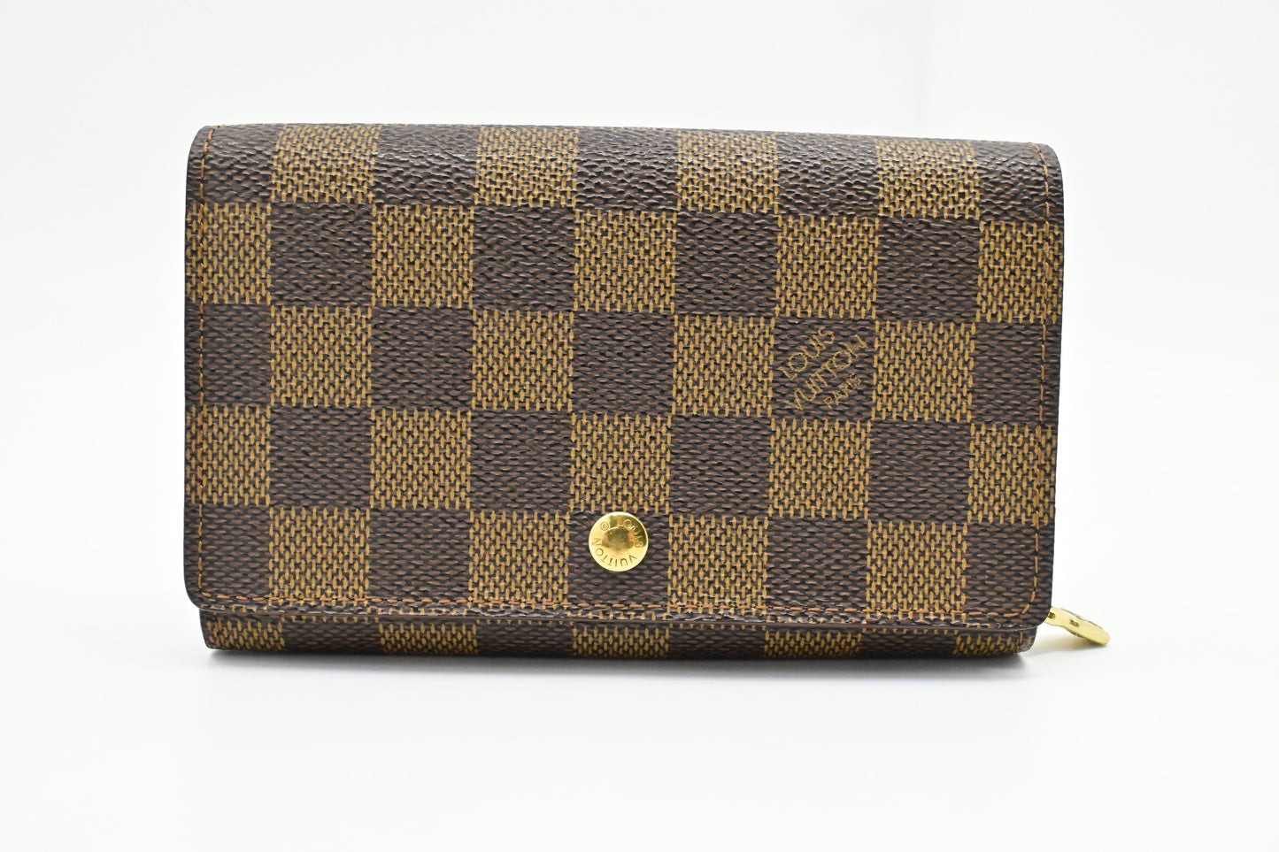 Louis Vuitton TrÃ©sor Wallet in Damier Ebene Canvas
