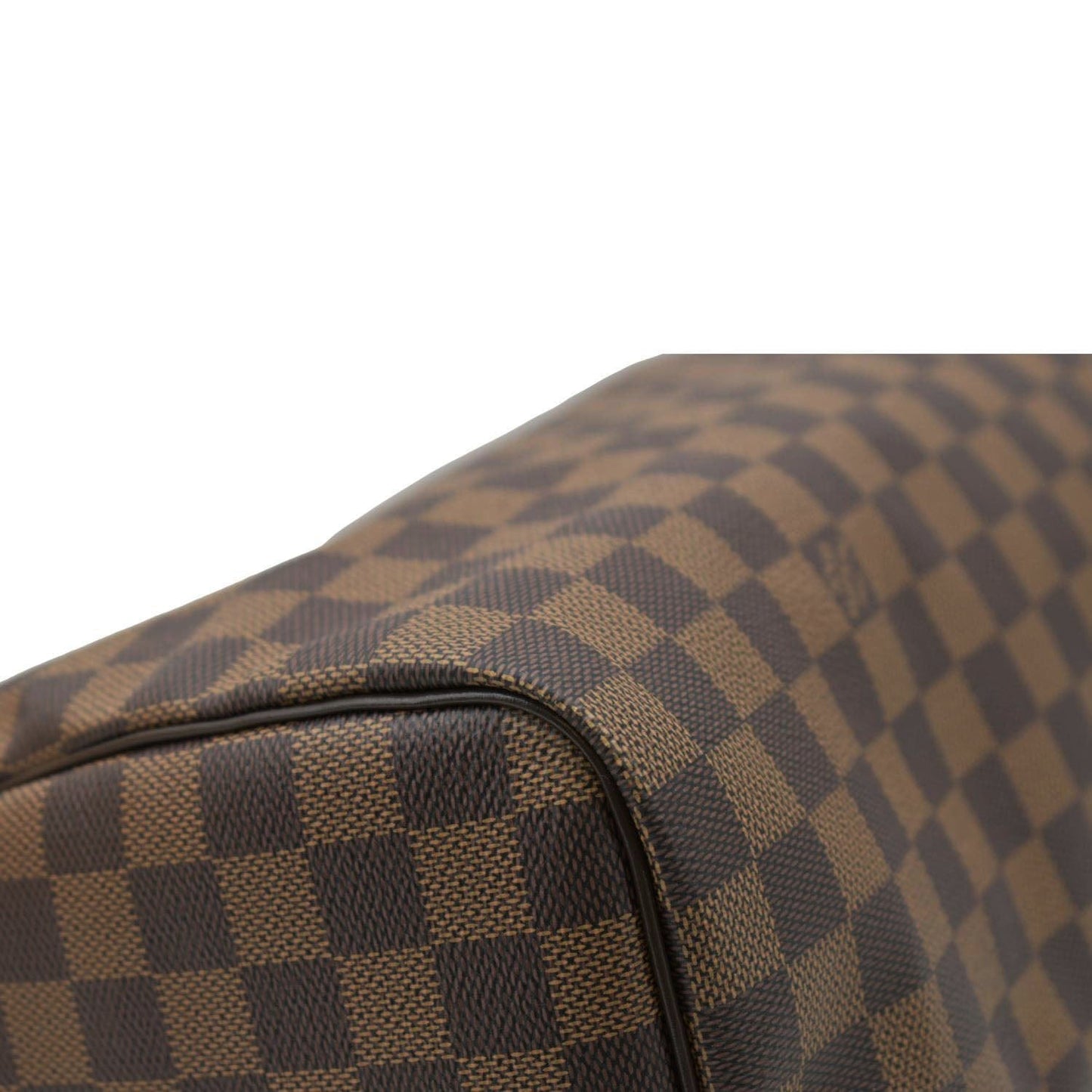 LOUIS VUITTON  Speedy 35 Damier Ebene Satchel Bag Brown