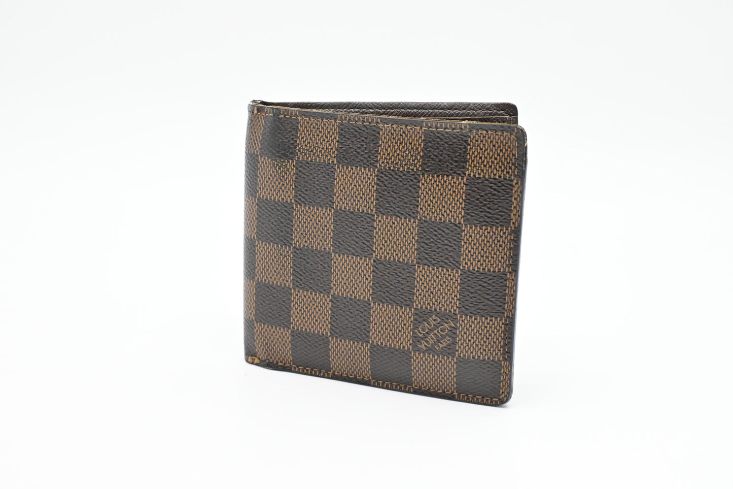Louis Vuitton Marco Wallet in Damier Ebene Canvas
