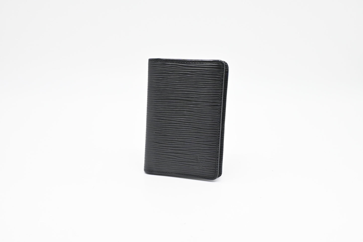 Louis Vuitton Card Case in Black Epi Leather