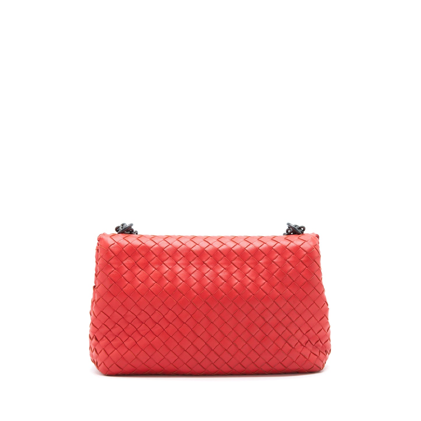 Bottega Veneta Olympia Purse Red