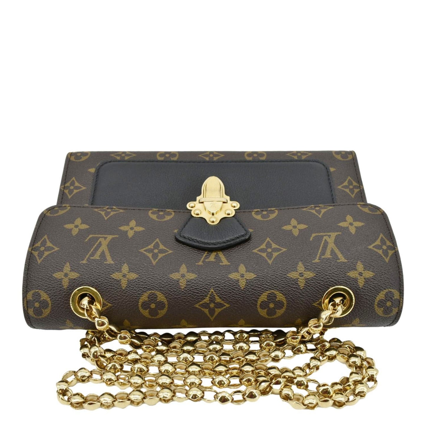 LOUIS VUITTON Victoire Monogram Canvas Crossbody Bag Black