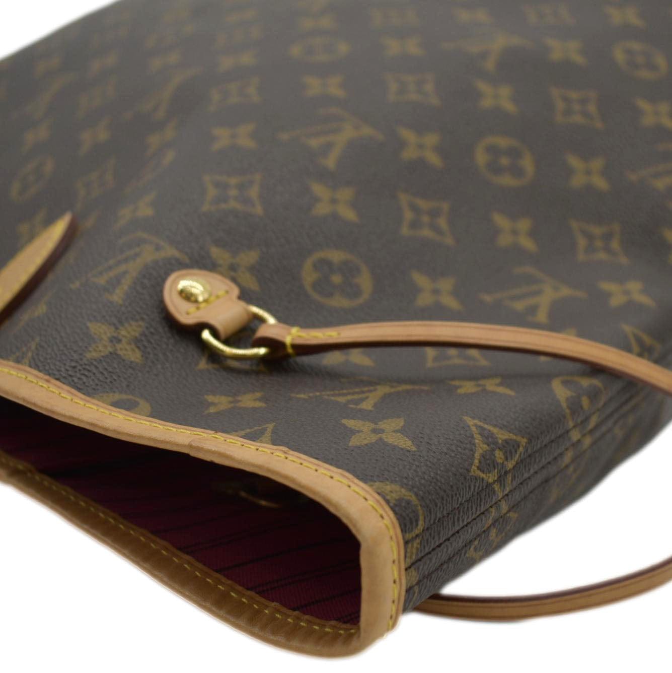 LOUIS VUITTON Neverfull GM Monogram Canvas Tote Bag Brown