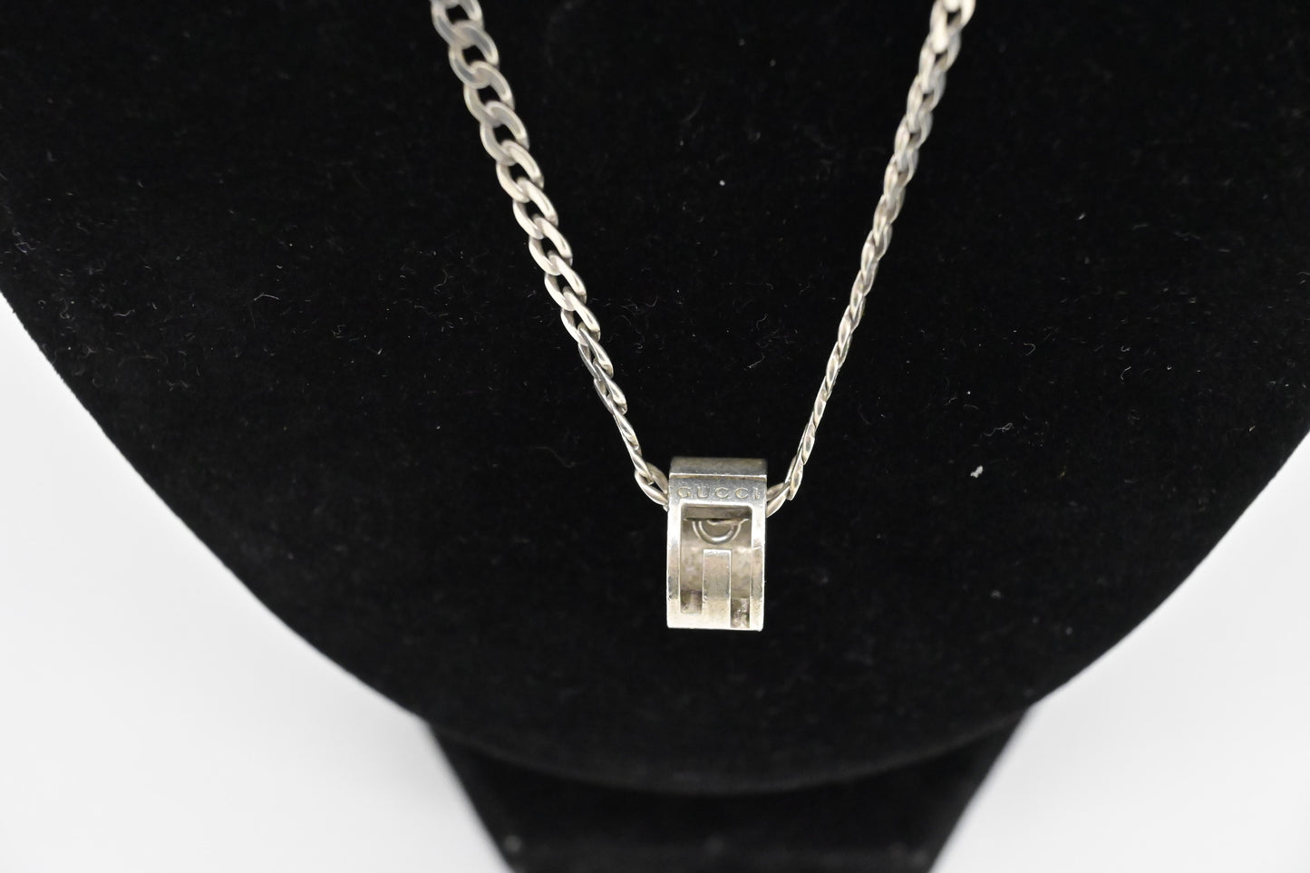 Gucci G-Ring Necklace in Sterling Silver
