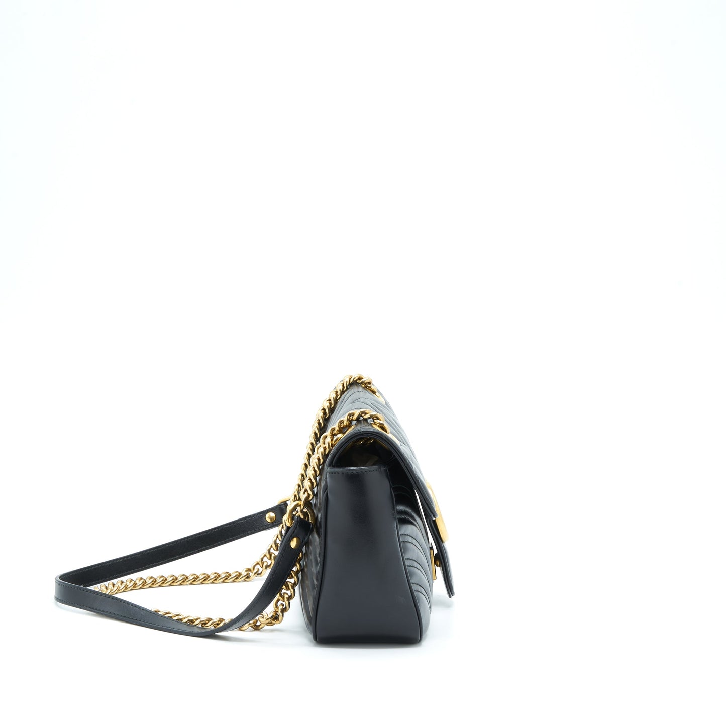 Gucci Small Marmont Purse Black