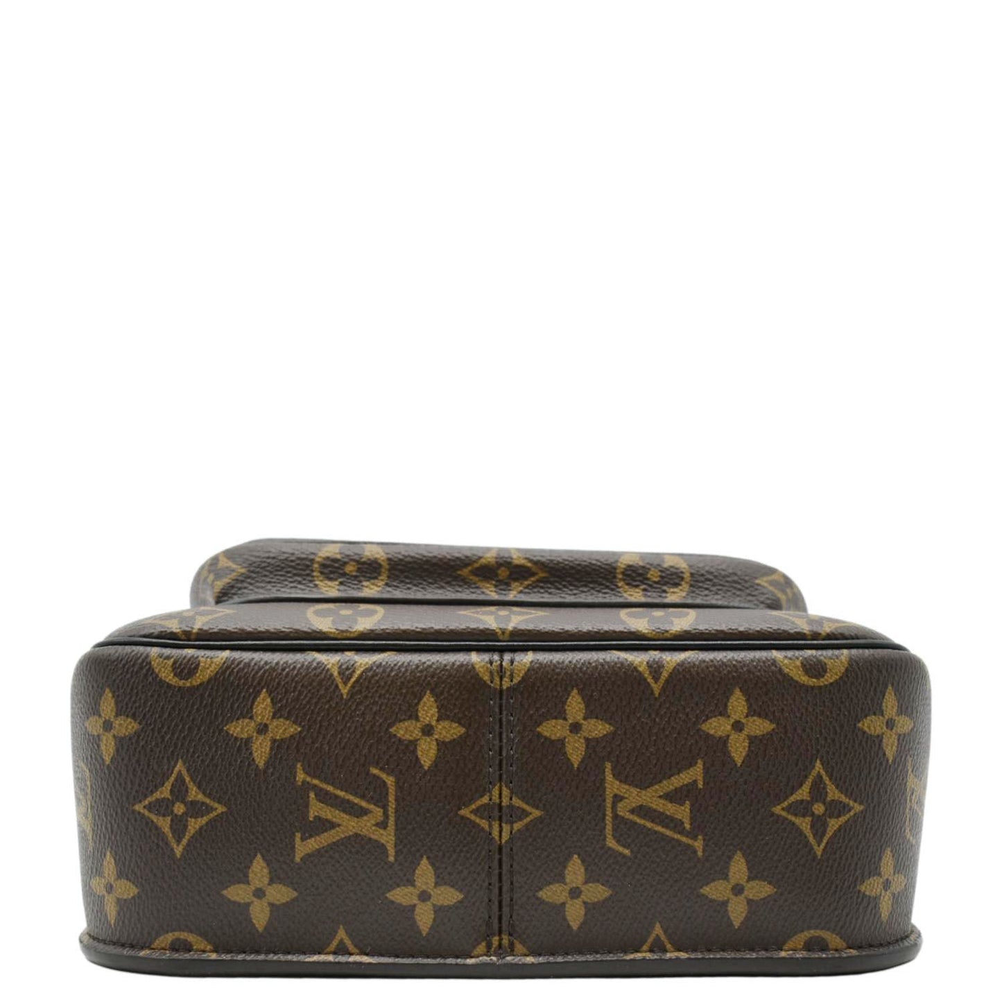 LOUIS VUITTON Passy NM Monogram Canvas Shoulder Bag Brown