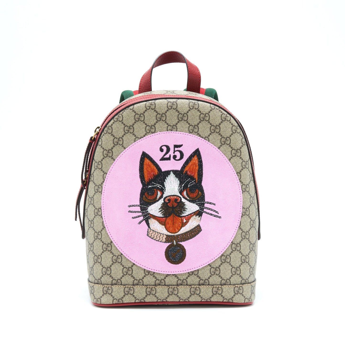 Gucci Cat Print Supreme Backpack Pink/Red/Multicolour