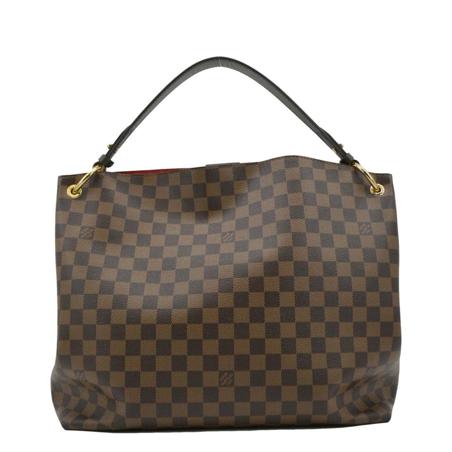 LOUIS VUITTON Graceful MM Damier Ebene Shoulder Bag Brown