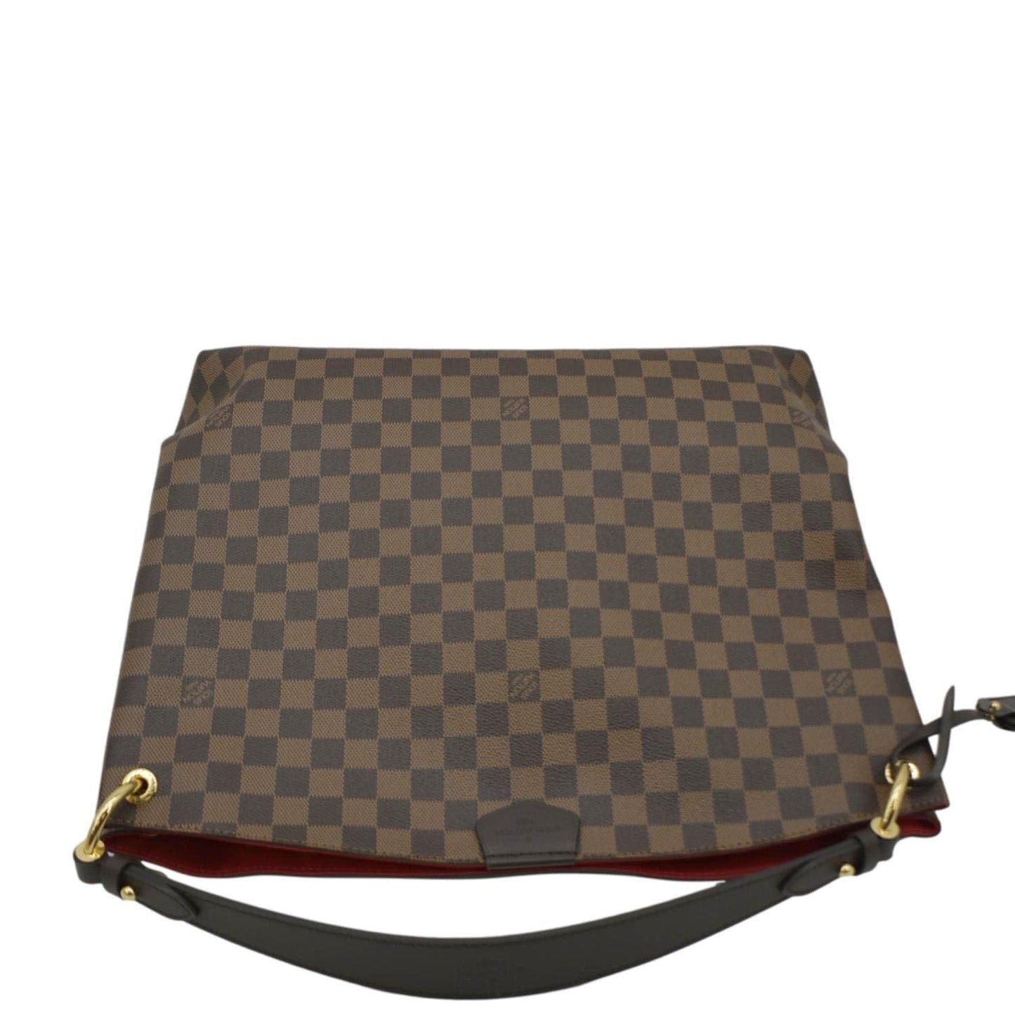 LOUIS VUITTON Graceful MM Damier Ebene Shoulder Bag Brown