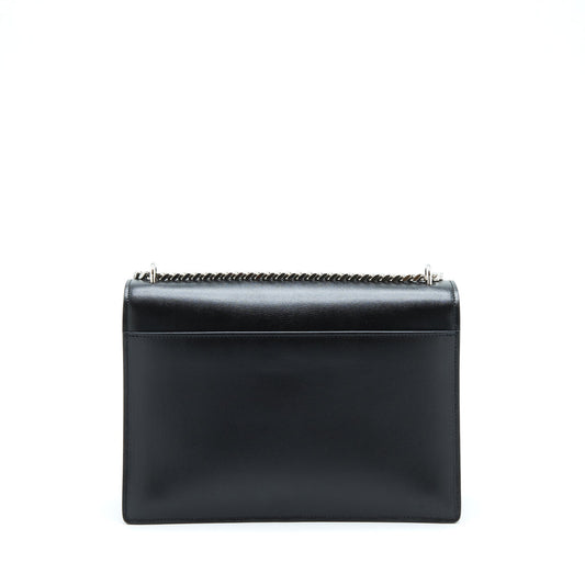 Saint Laurent/ Medium Sunset Purse Calfskin Black