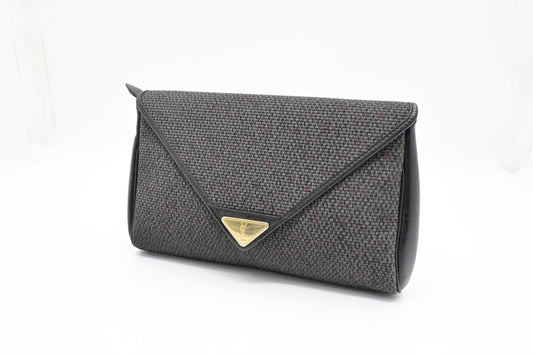 YSL Saint Laurent Pouch in Coated Canvas