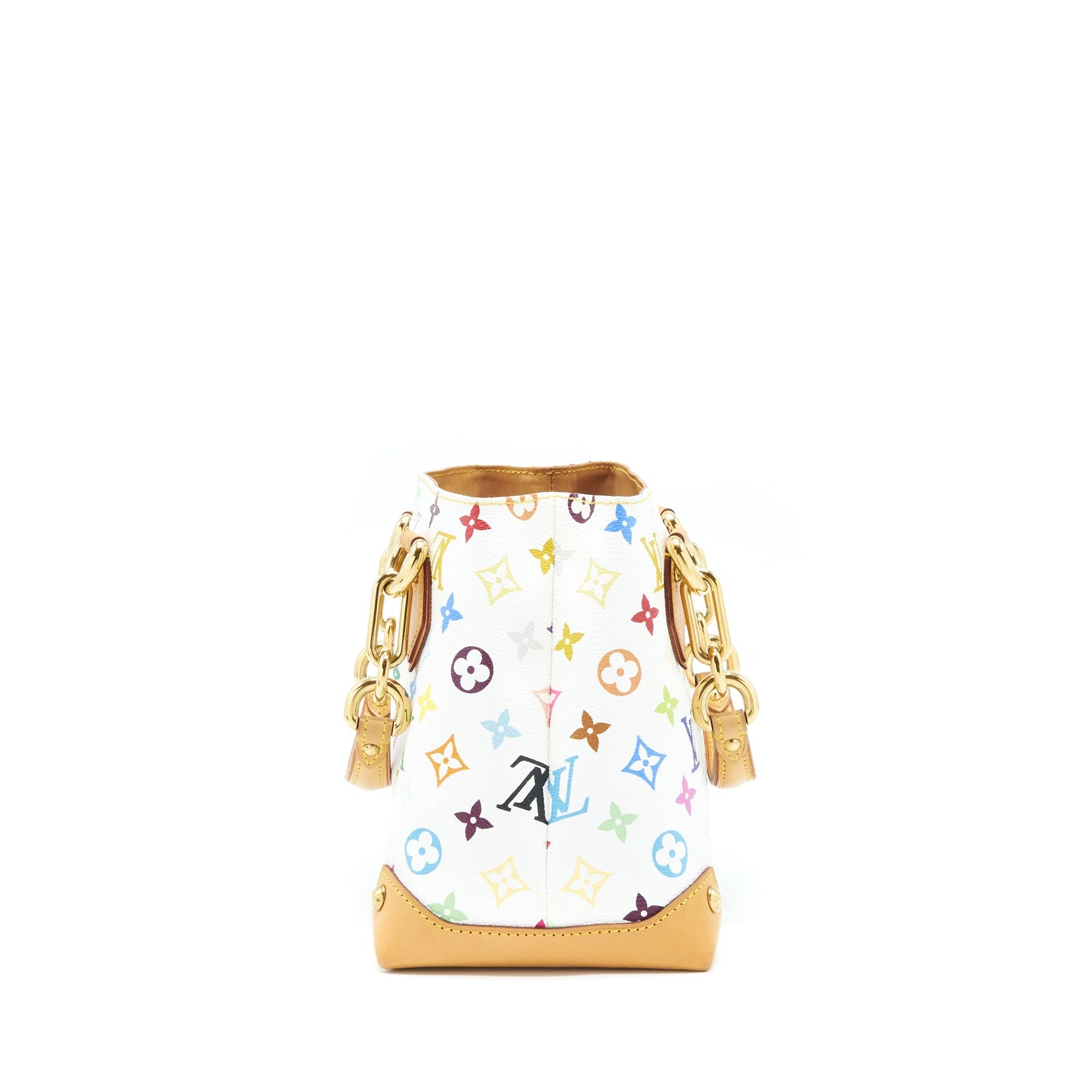 Louis Vuitton Vintage Tote Purse White/Multicolour