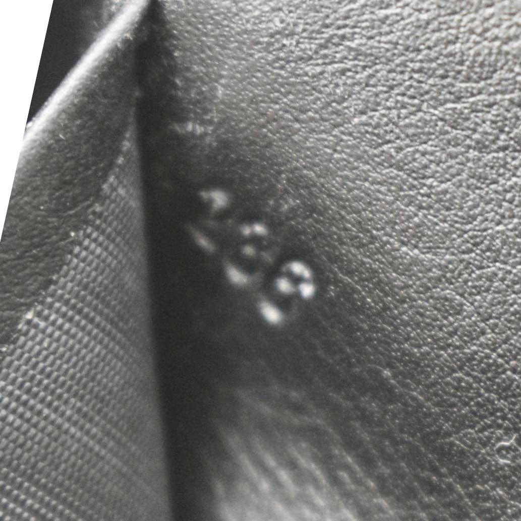 PRADA  Envelope Vitello Leather Wallet Black